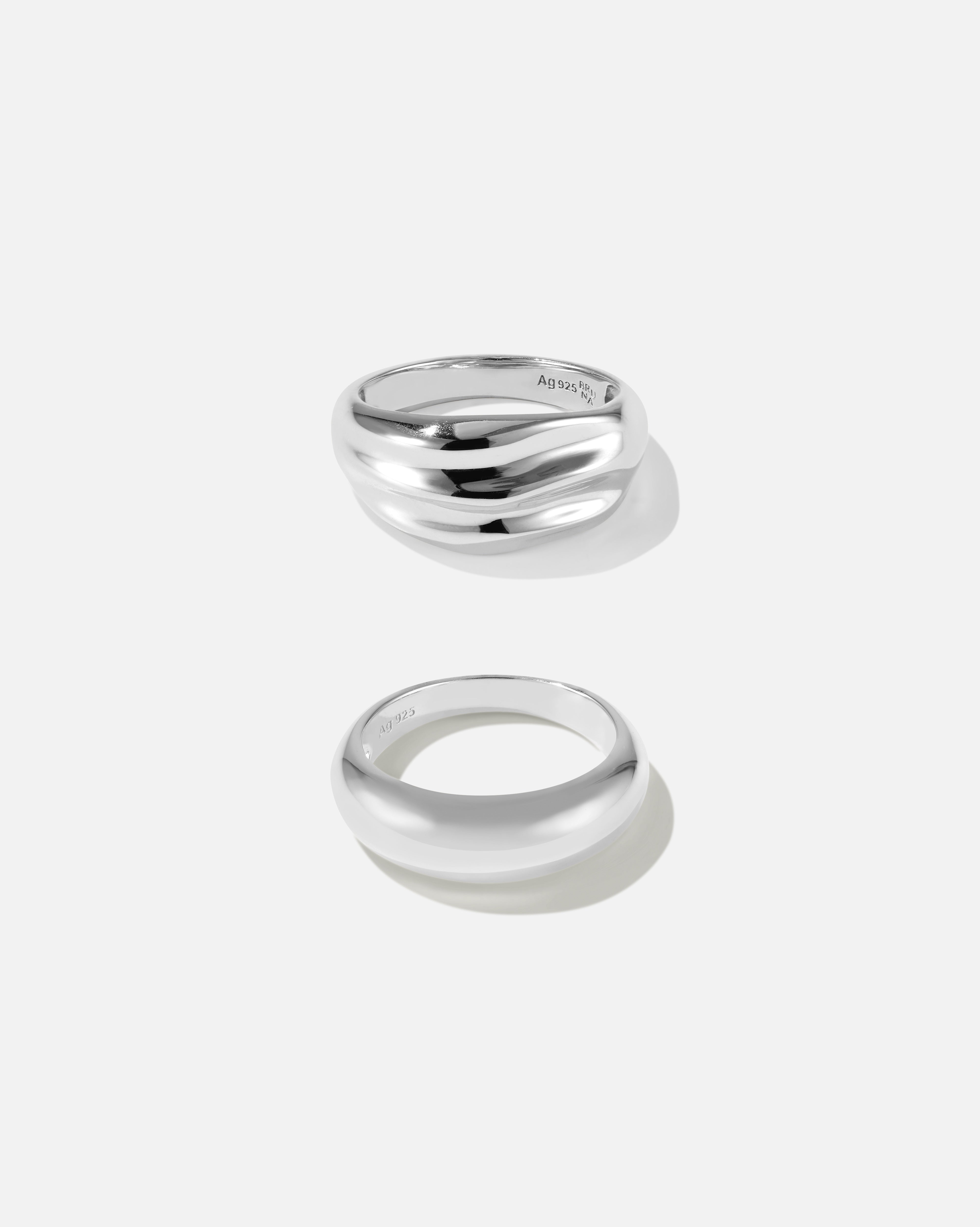 BRUNA The Label Sets 925 Sterling Silber Leon Ring Set