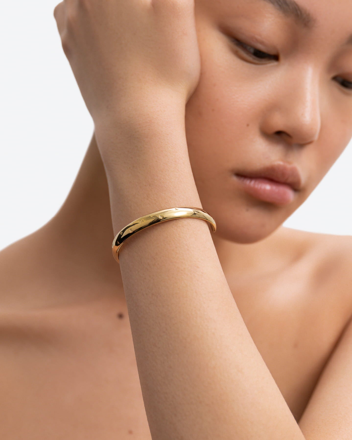 BRUNA The Label Bracelet Liguria Logo Cuff Bracelet