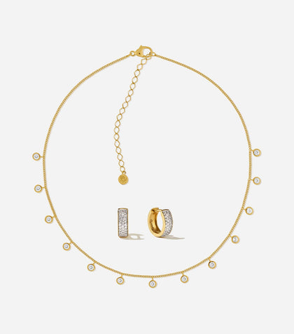 BRUNA The Label Sets 18k Gold Vermeil / Topaz Lourdes Set