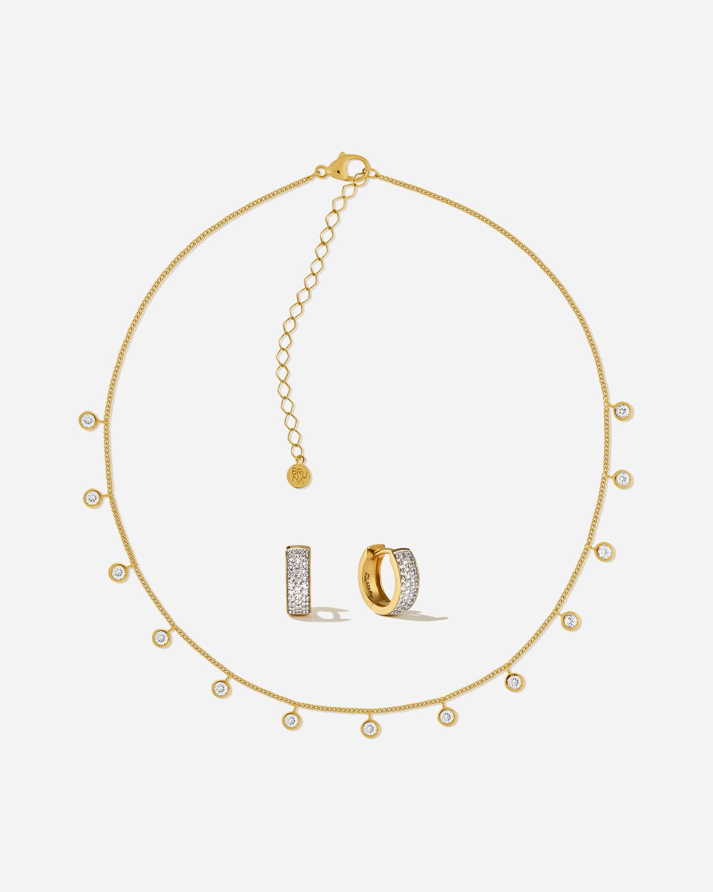 BRUNA The Label Sets 18k Gold Vermeil / Topaz Lourdes Set