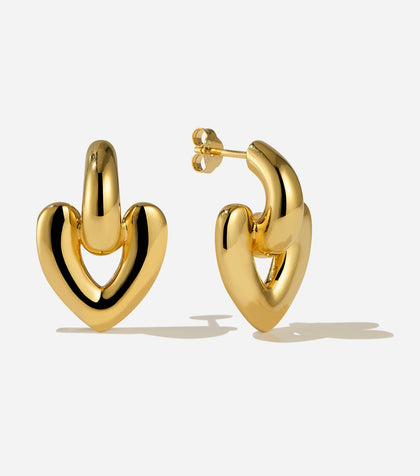 BRUNA The Label Earrings 18k Gold Vermeil Luce Earrings