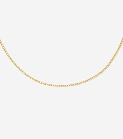 BRUNA The Label Necklace 14k Massivgold / No Gems Lyon 14k Gold Necklace