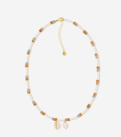 Bruna The Label Necklace 18k Gold Vermeil / Perlen Mare Necklace