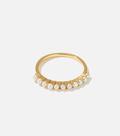 BRUNA The Label Ring 18k Gold Vermeil / 52 / Perlen Marino Ring