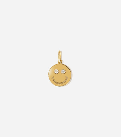 BRUNA The Label Charm 18k Gold Vermeil / Topaz Menton Charm