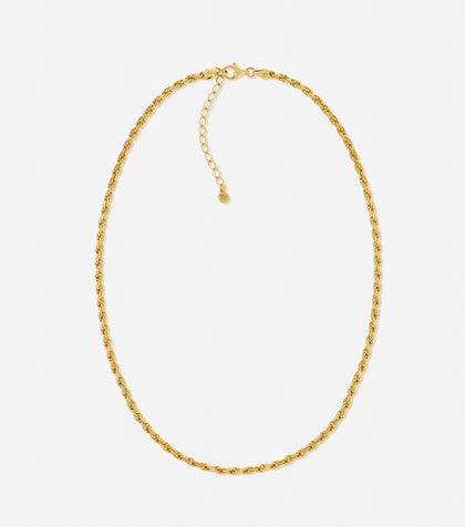 BRUNA The Label Necklace 18k Gold Vermeil / No Gems Milano Necklace