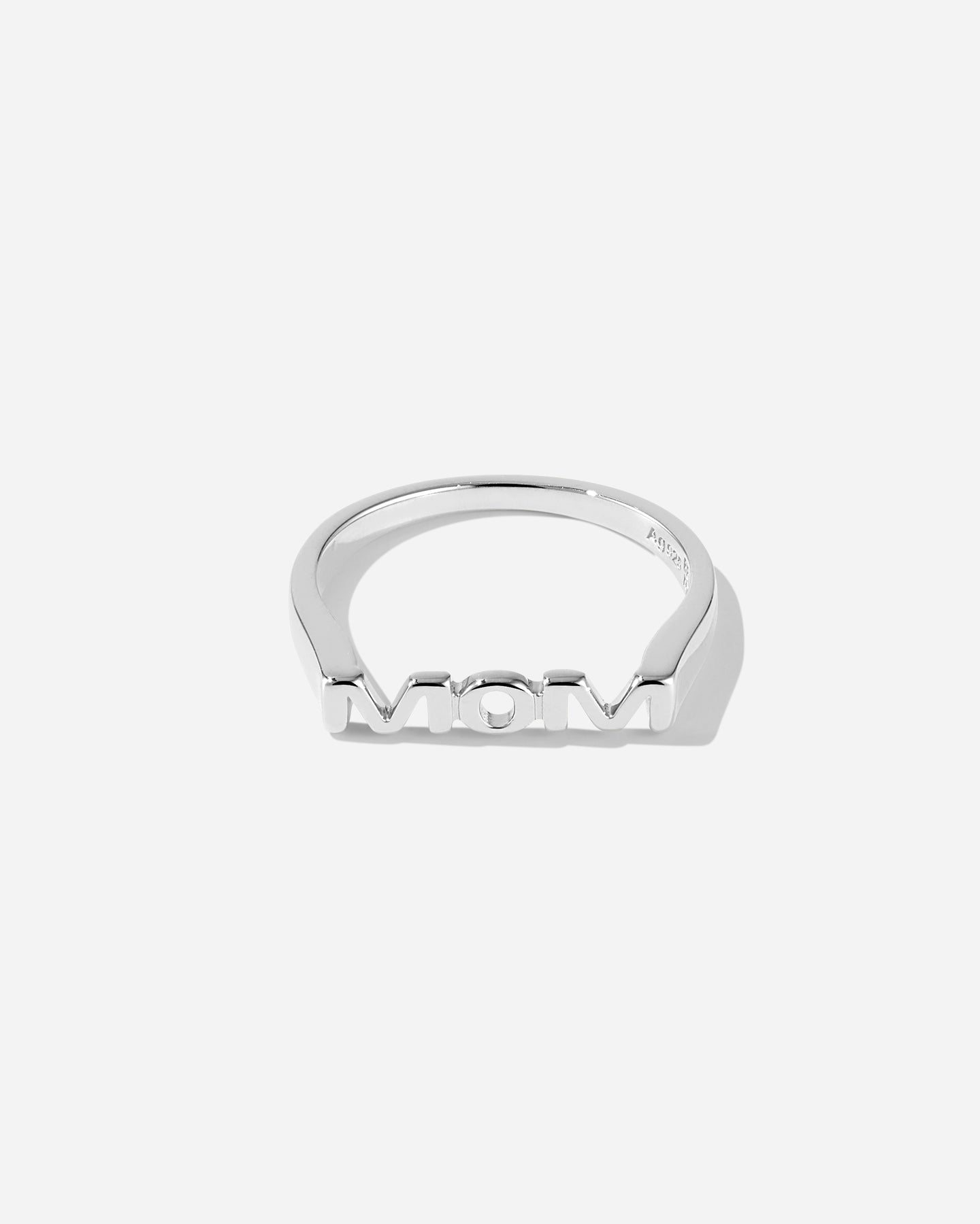 BRUNA The Label Ring 925 Sterling Silber / 52 Mom Ring