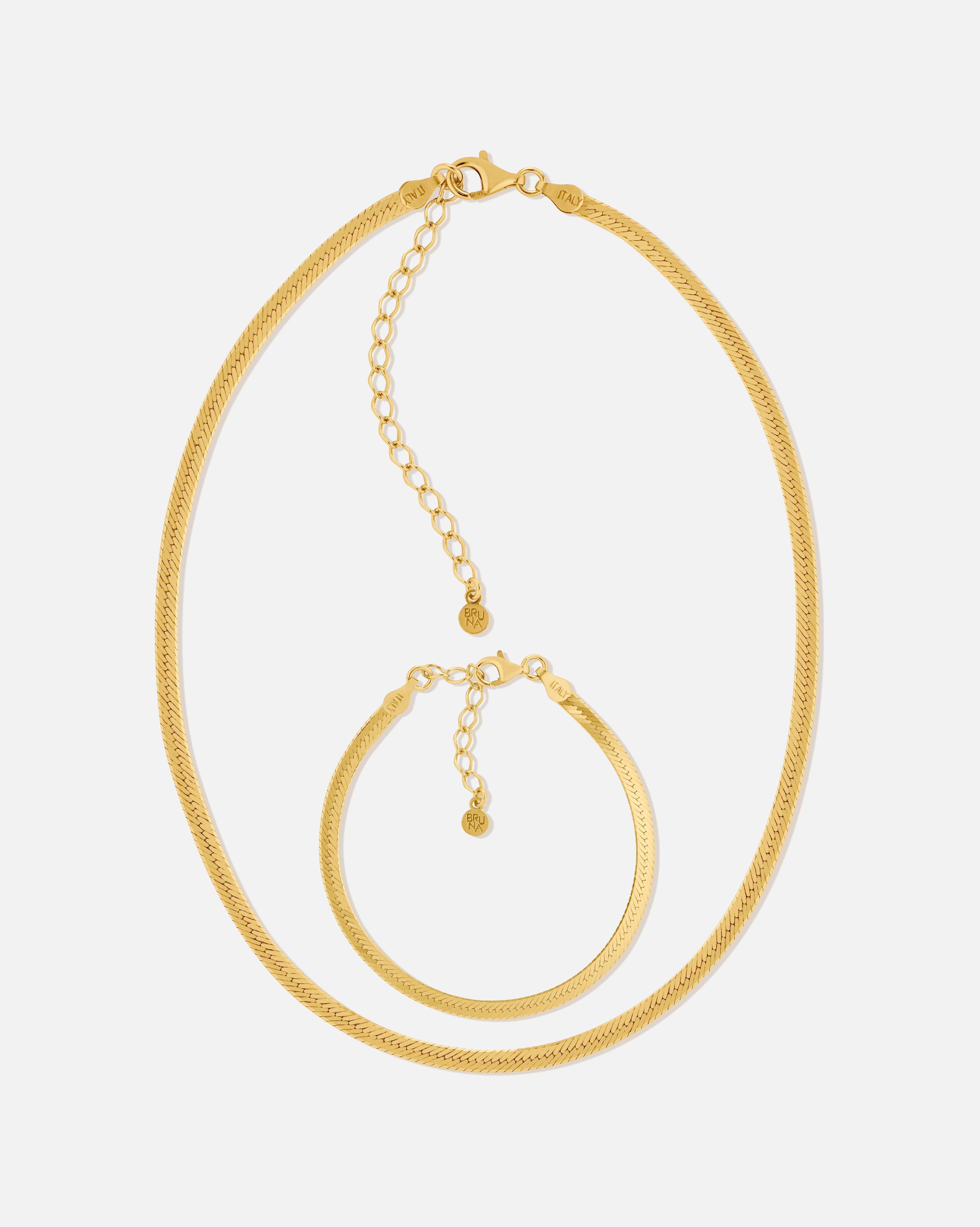 BRUNA The Label Sets 18k Gold Vermeil Monti Choker Set