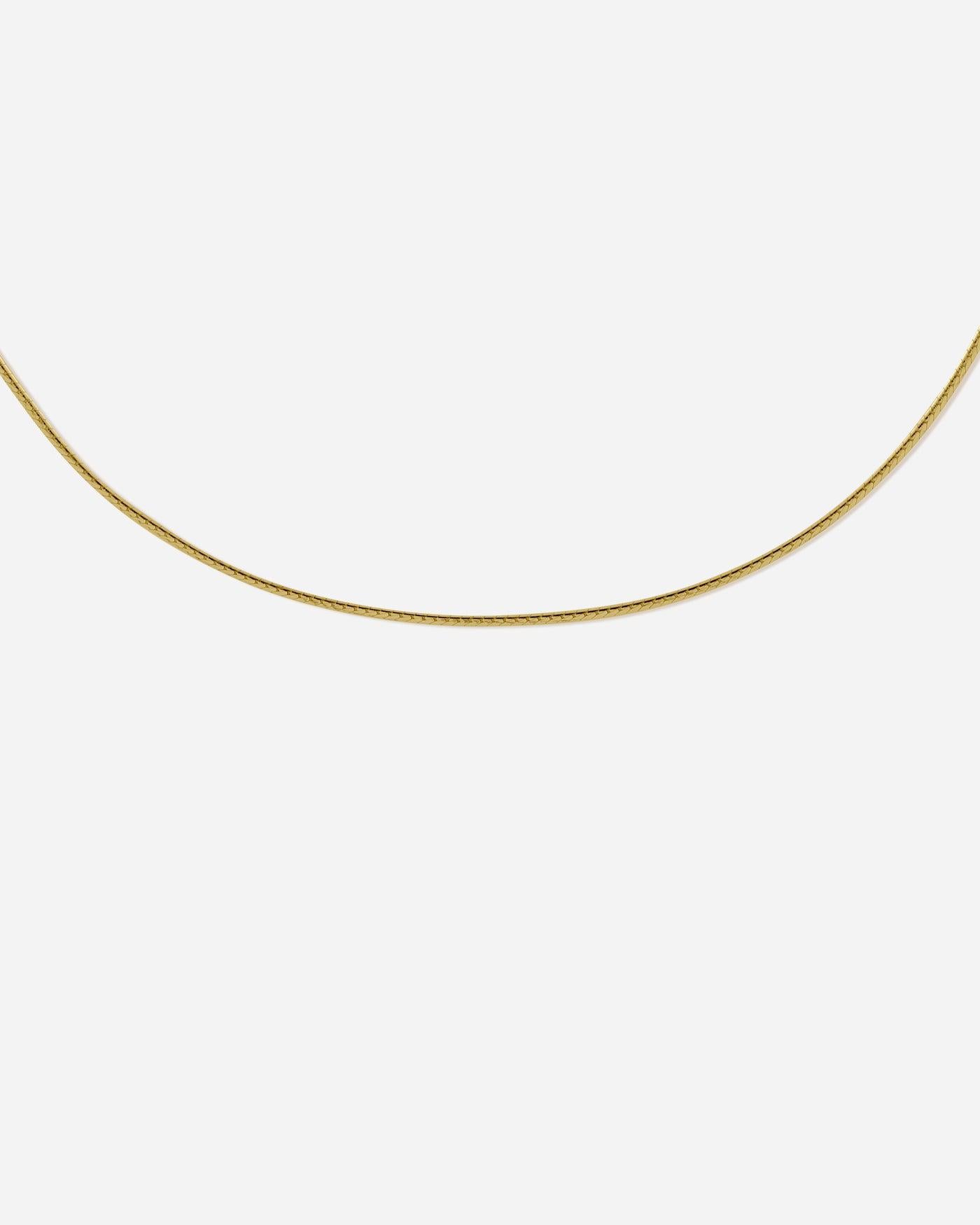 BRUNA The Label Necklace 14k Massivgold / No Gems Monticello Necklace