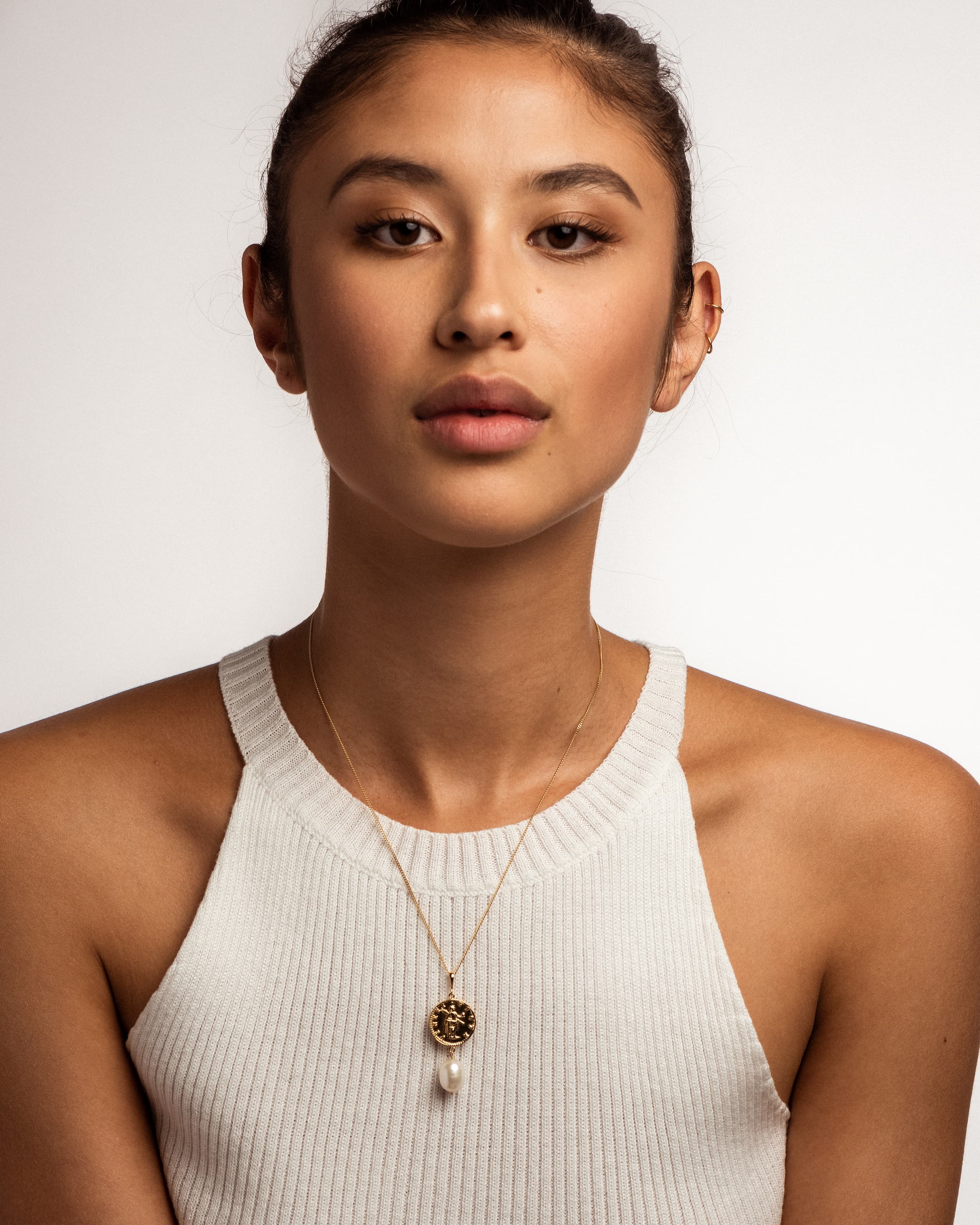 Bruna The Label Necklace 18k Gold Vermeil / Perlen Mykonos Necklace