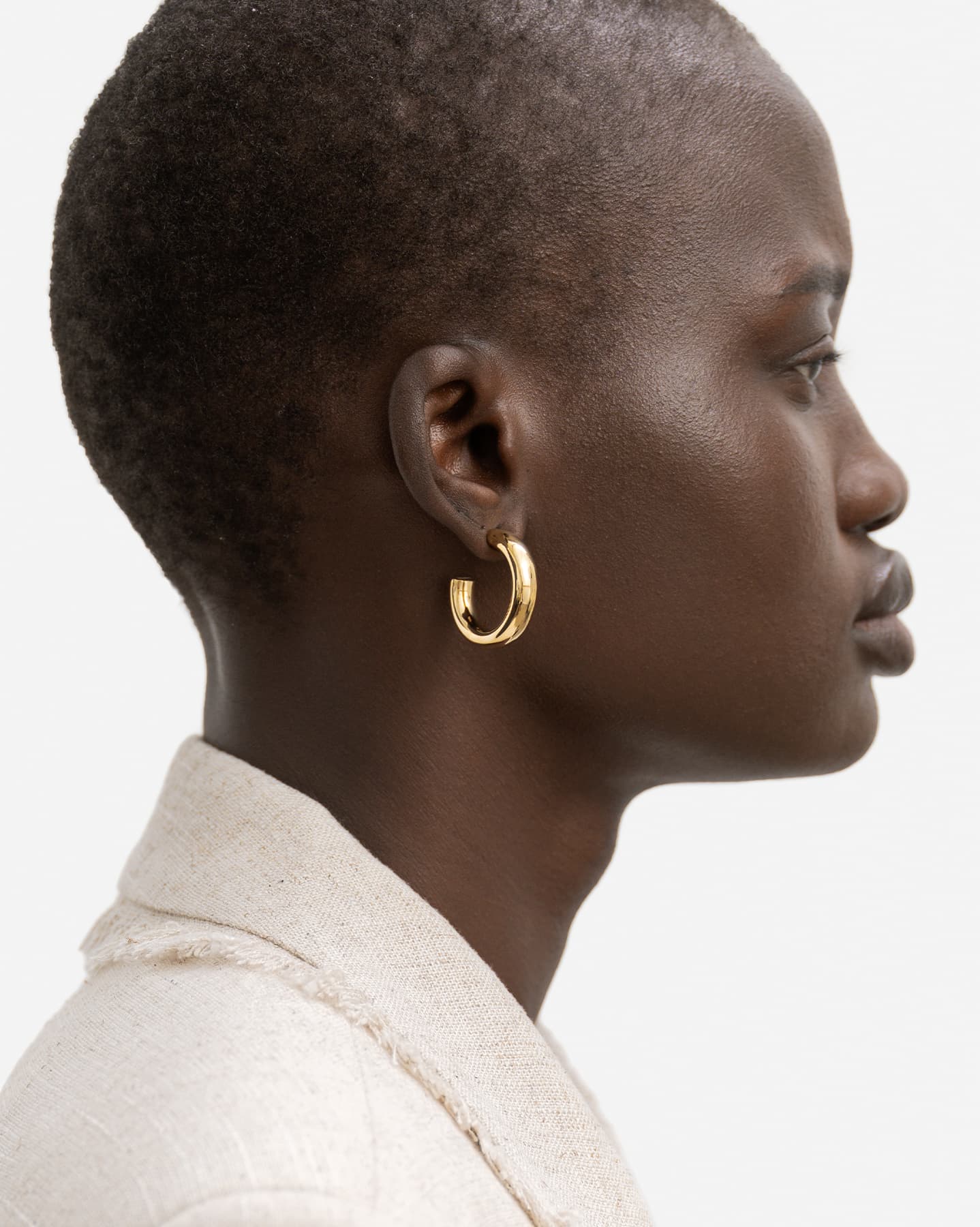 BRUNA The Label Earrings Nantes Medium Hoops