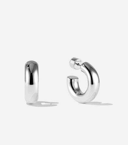 BRUNA The Label Earrings 925 Sterling Silber Nantes Small Hoops