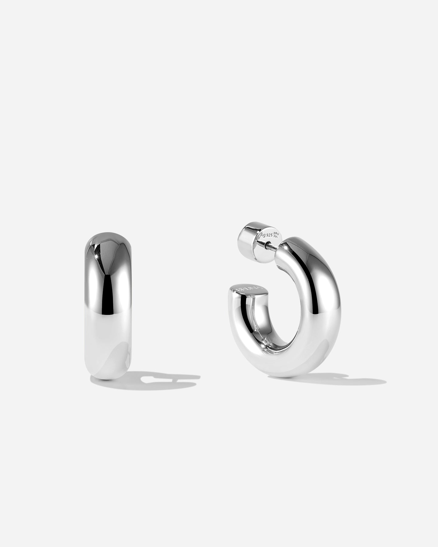 BRUNA The Label Earrings 925 Sterling Silber Nantes Small Hoops