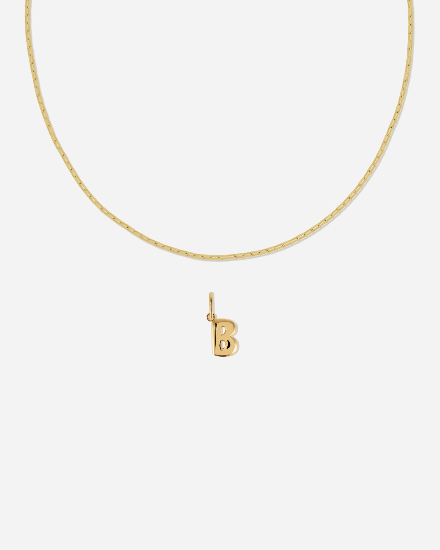 BRUNA The Label Sets B / 18k Gold Vermeil Nîmes Bubble Letter Set