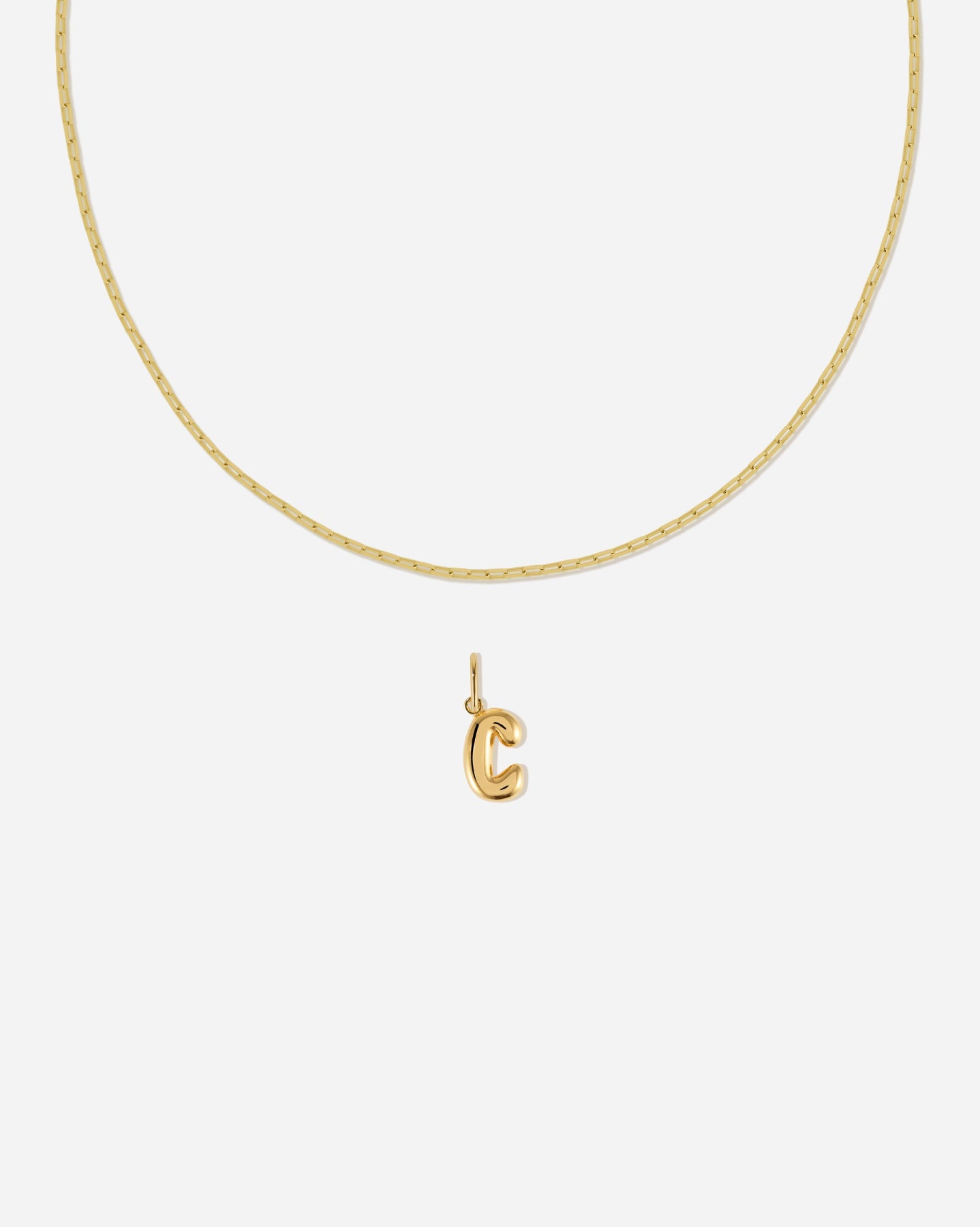 BRUNA The Label Sets C / 18k Gold Vermeil Nîmes Bubble Letter Set