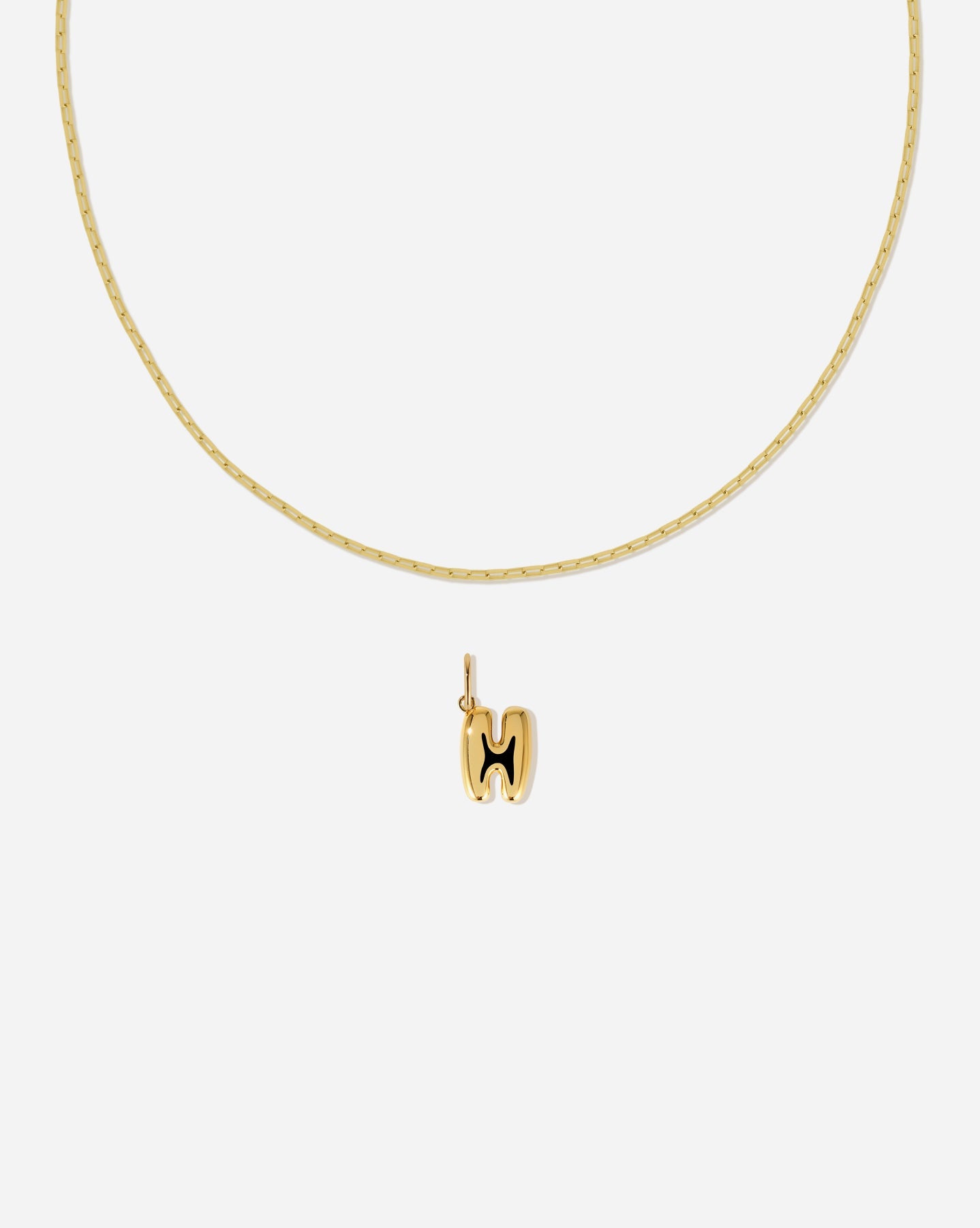 BRUNA The Label Sets H / 18k Gold Vermeil Nîmes Bubble Letter Set