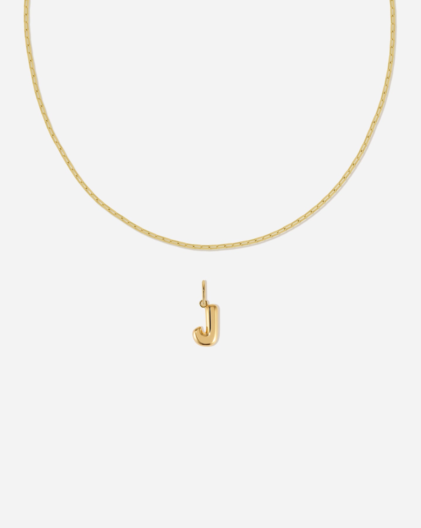 BRUNA The Label Sets J / 18k Gold Vermeil Nîmes Bubble Letter Set