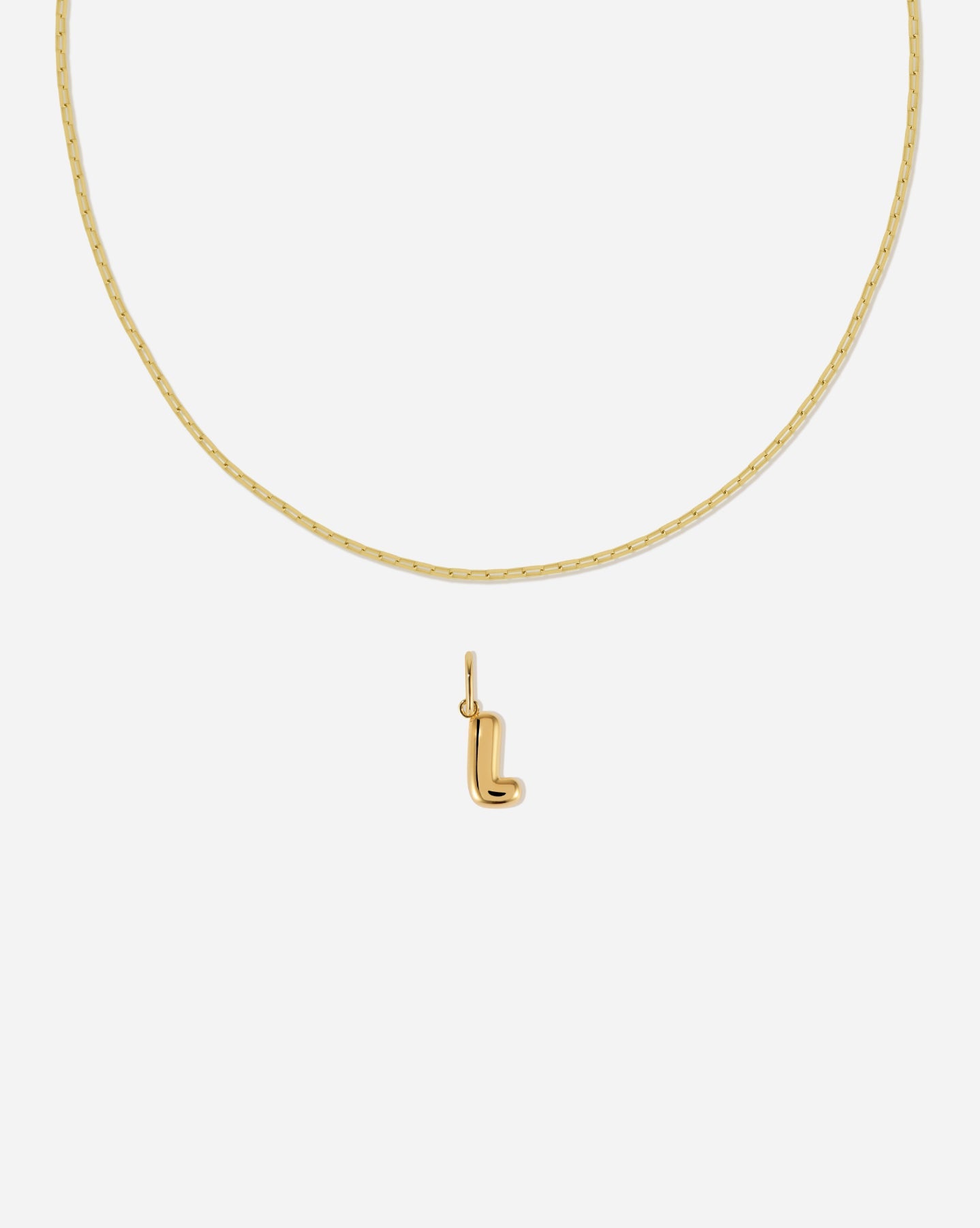 BRUNA The Label Sets L / 18k Gold Vermeil Nîmes Bubble Letter Set