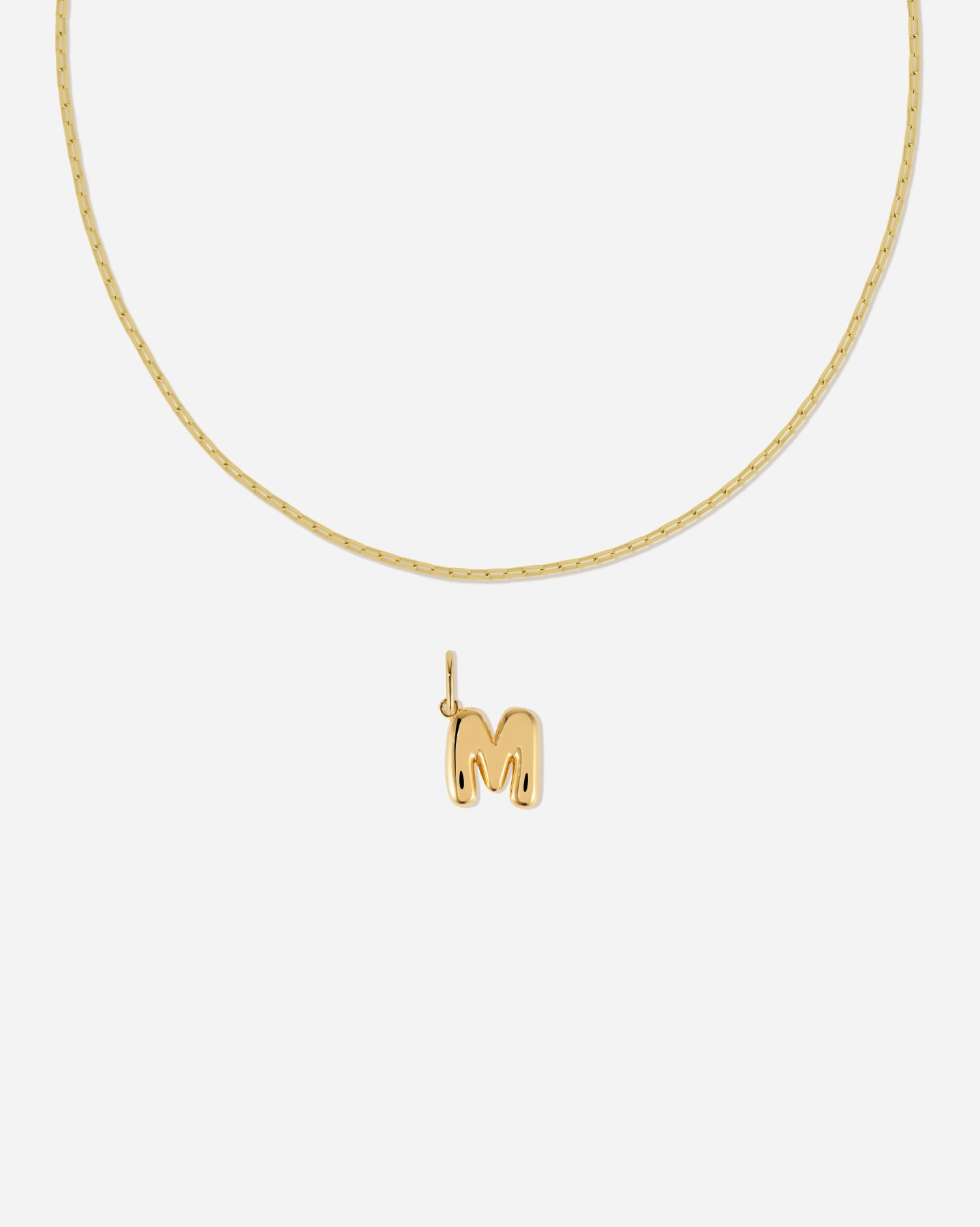 BRUNA The Label Sets M / 18k Gold Vermeil Nîmes Bubble Letter Set