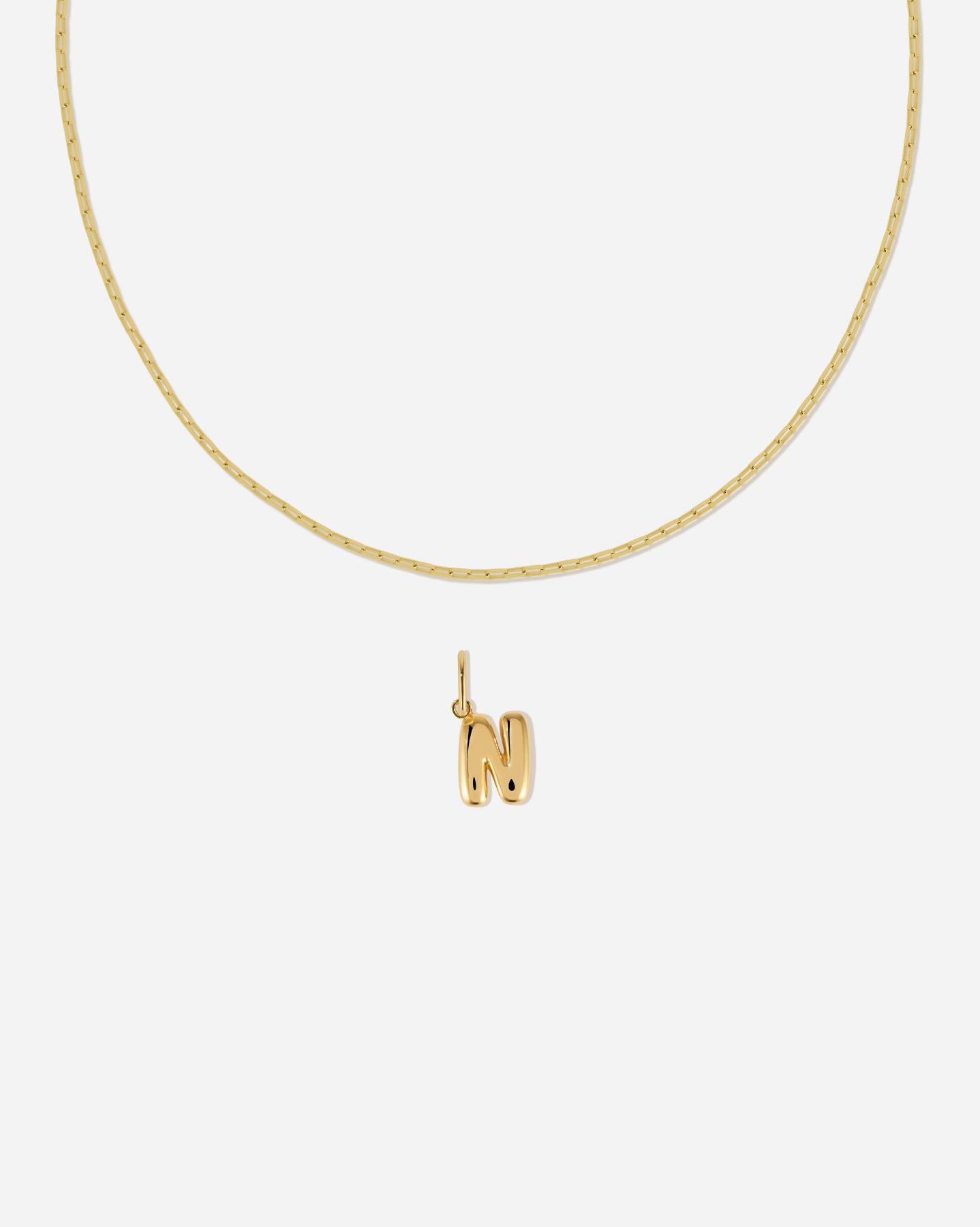 BRUNA The Label Sets N / 18k Gold Vermeil Nîmes Bubble Letter Set