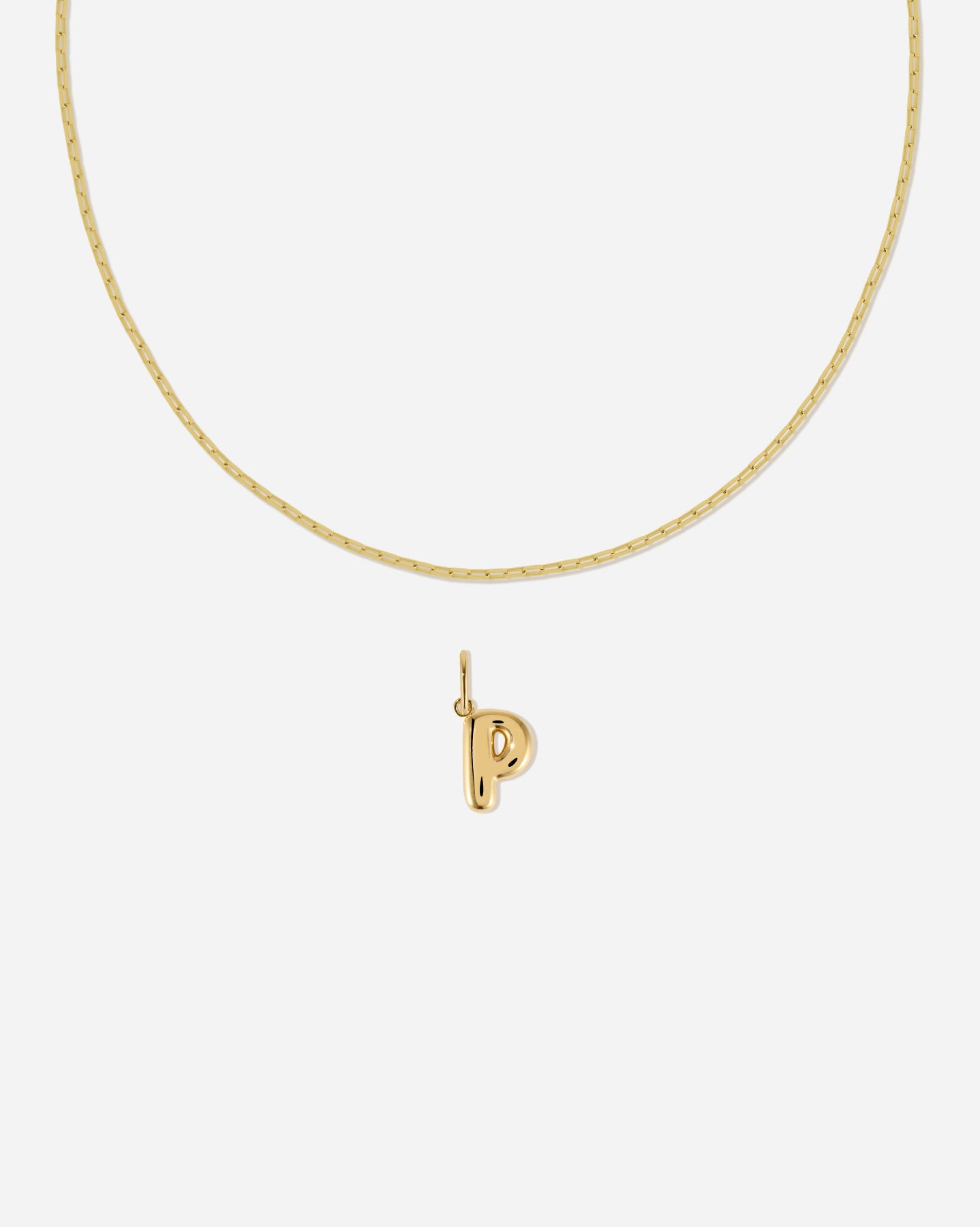 BRUNA The Label Sets P / 18k Gold Vermeil Nîmes Bubble Letter Set