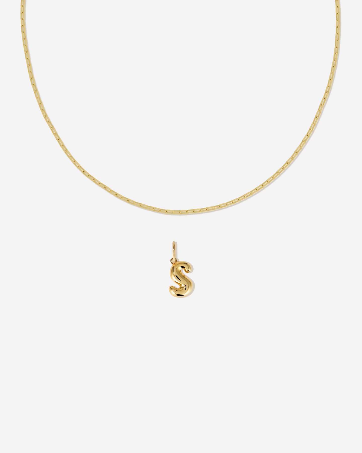 BRUNA The Label Sets S / 18k Gold Vermeil Nîmes Bubble Letter Set