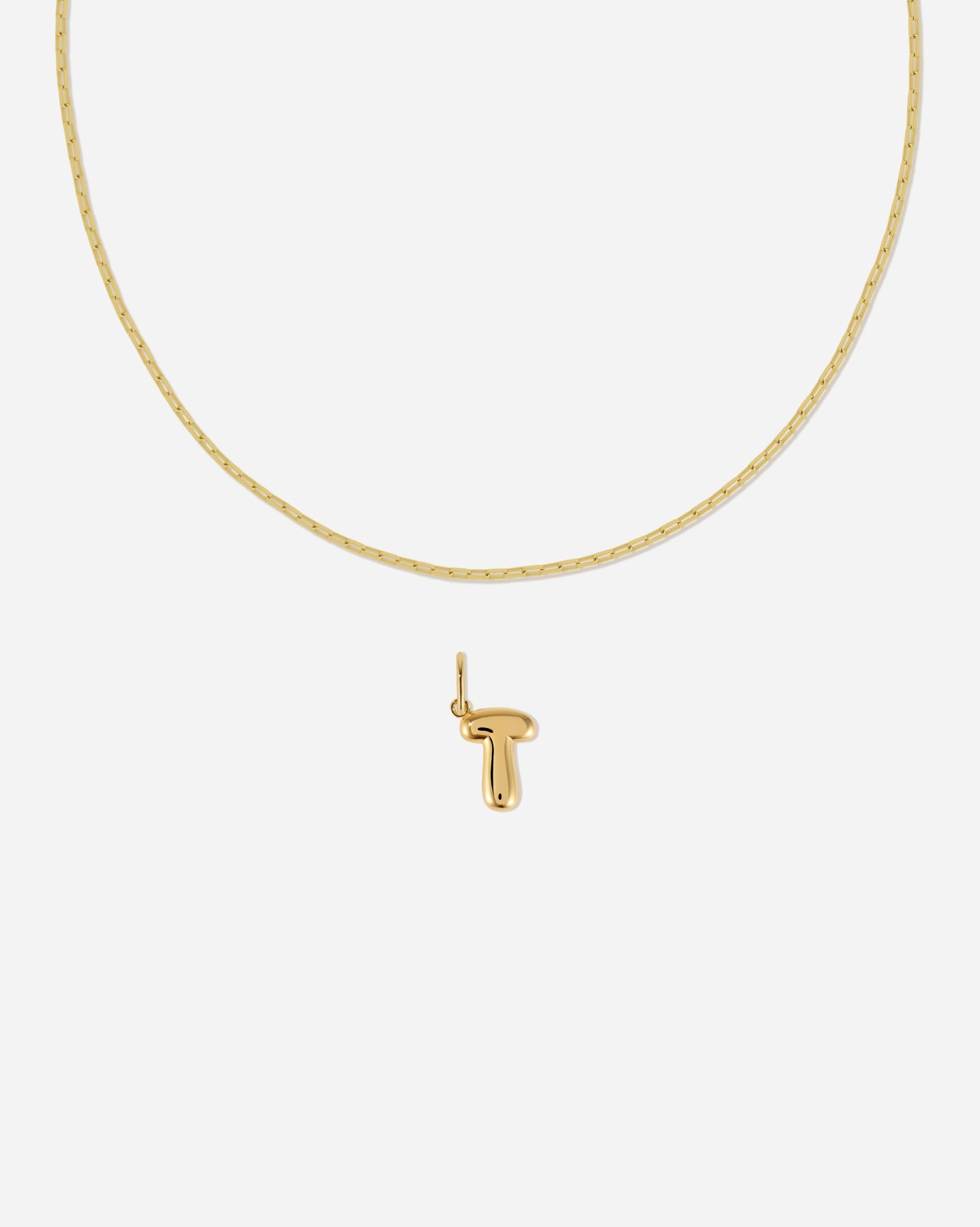 BRUNA The Label Sets T / 18k Gold Vermeil Nîmes Bubble Letter Set