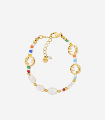 BRUNA The Label Bracelet 18k Gold Vermeil / Perlen Palma Bracelet