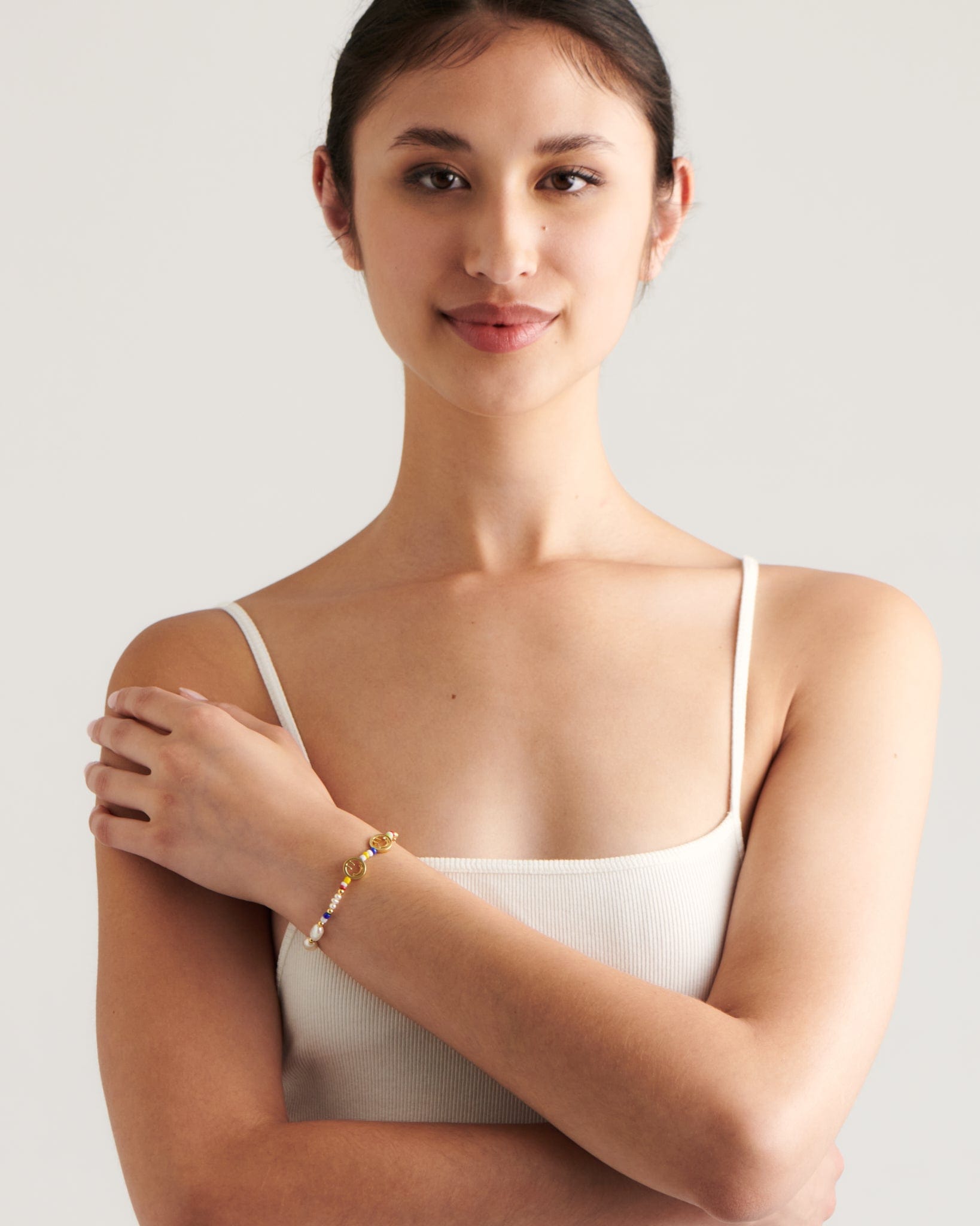 BRUNA The Label Bracelet 18k Gold Vermeil / Perlen Palma Bracelet