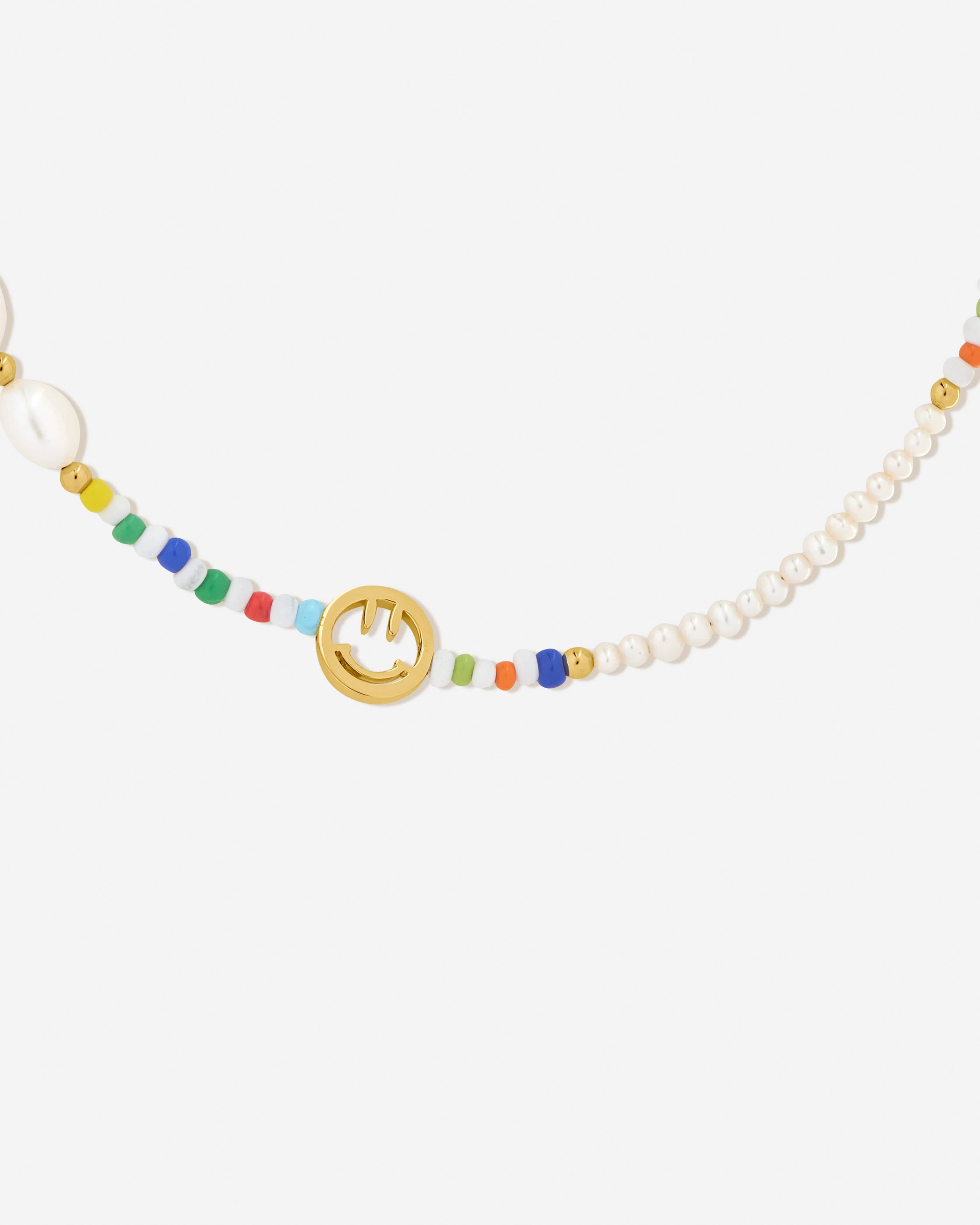 BRUNA The Label Necklace 18k Gold Vermeil / Perlen Palma Necklace