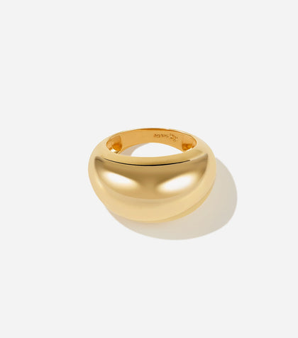 BRUNA The Label Ring 18k Gold Vermeil / 52 Peony Bold Ring