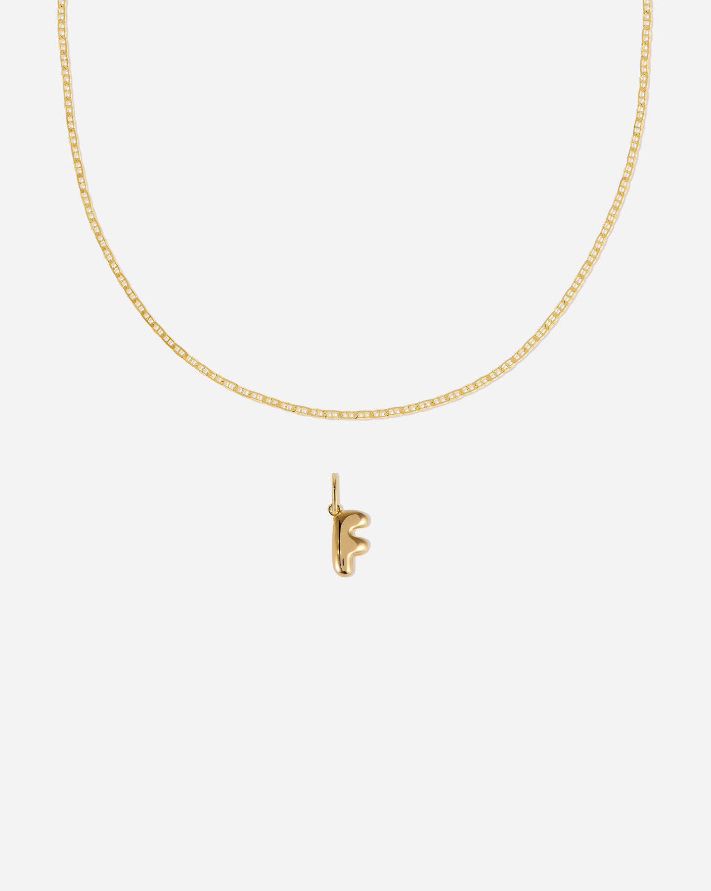 BRUNA The Label Sets F / 18k Gold Vermeil Positano Bubble Letter Set