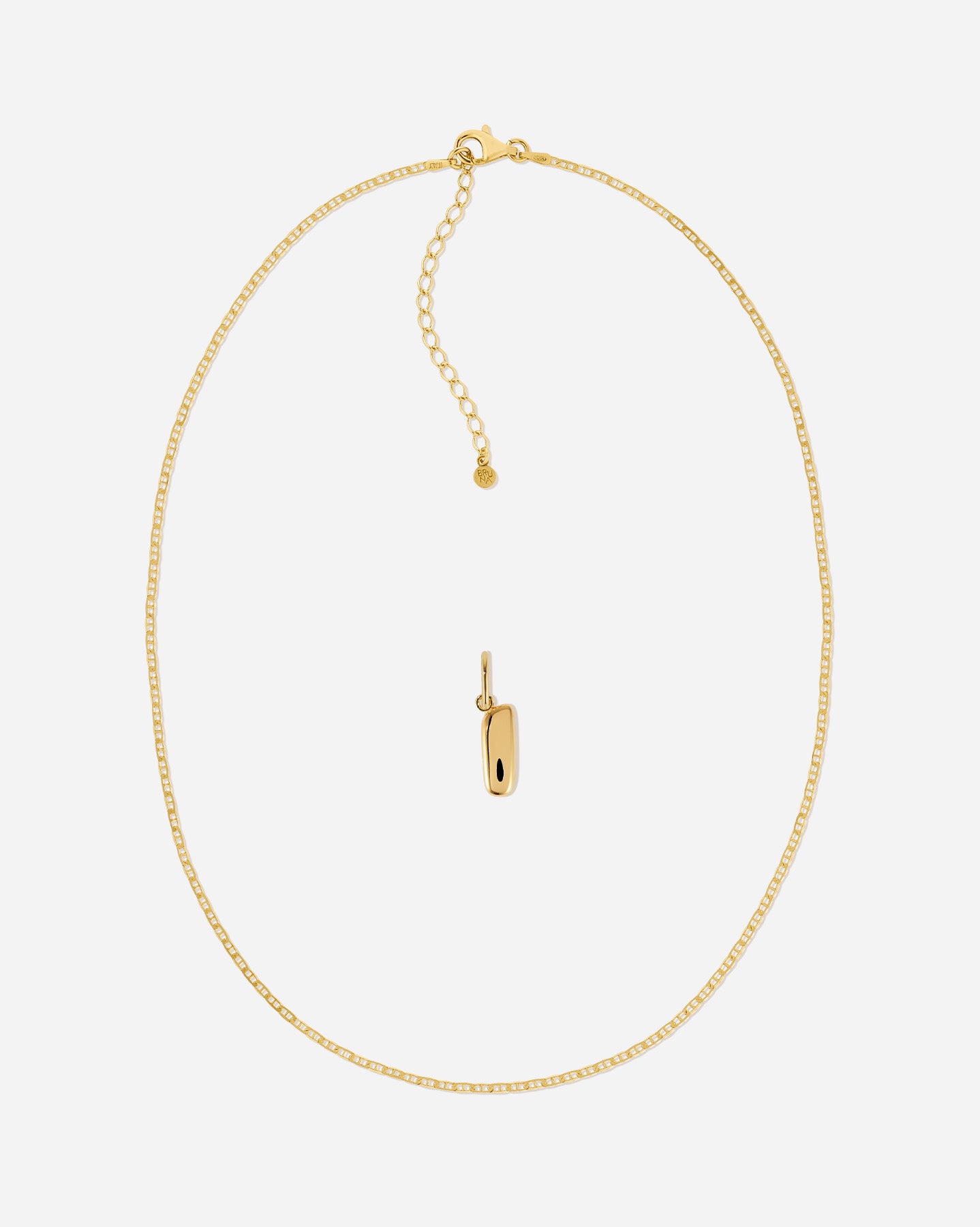 BRUNA The Label Sets I / 18k Gold Vermeil Positano Bubble Letter Set