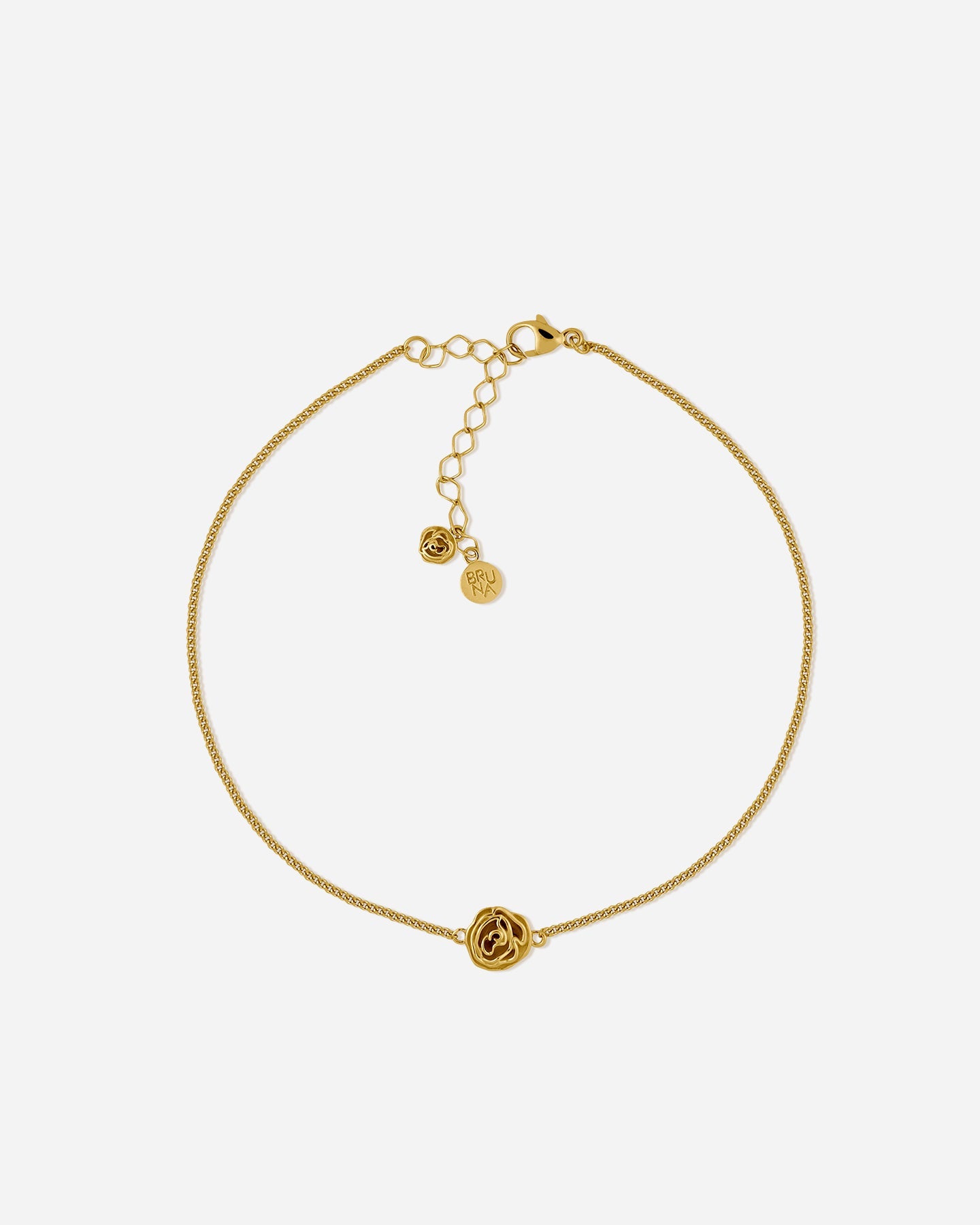 BRUNA The Label Anklet 18k Gold Vermeil Rose Anklet