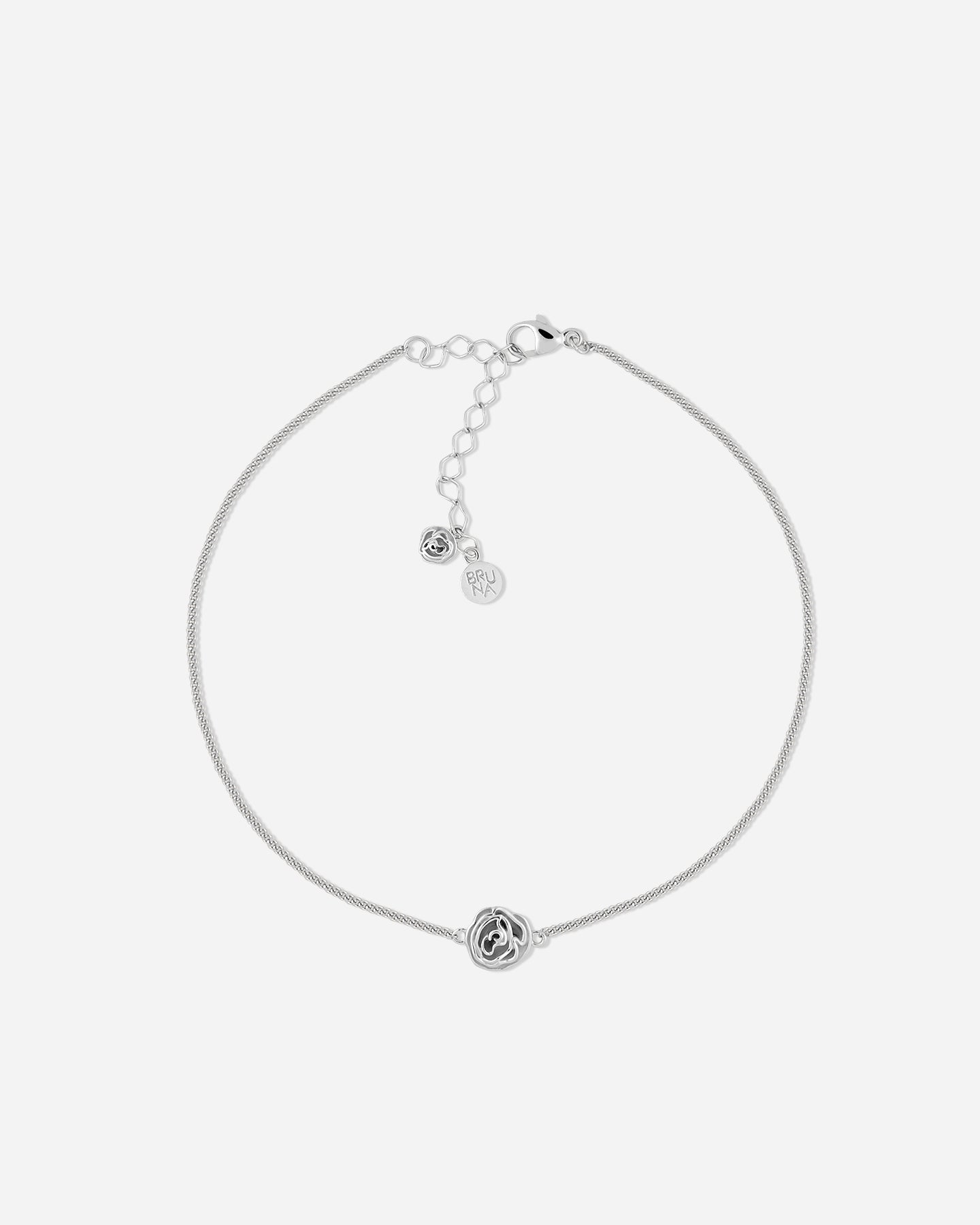 BRUNA The Label Anklet 925 Sterling Silber Rose Anklet