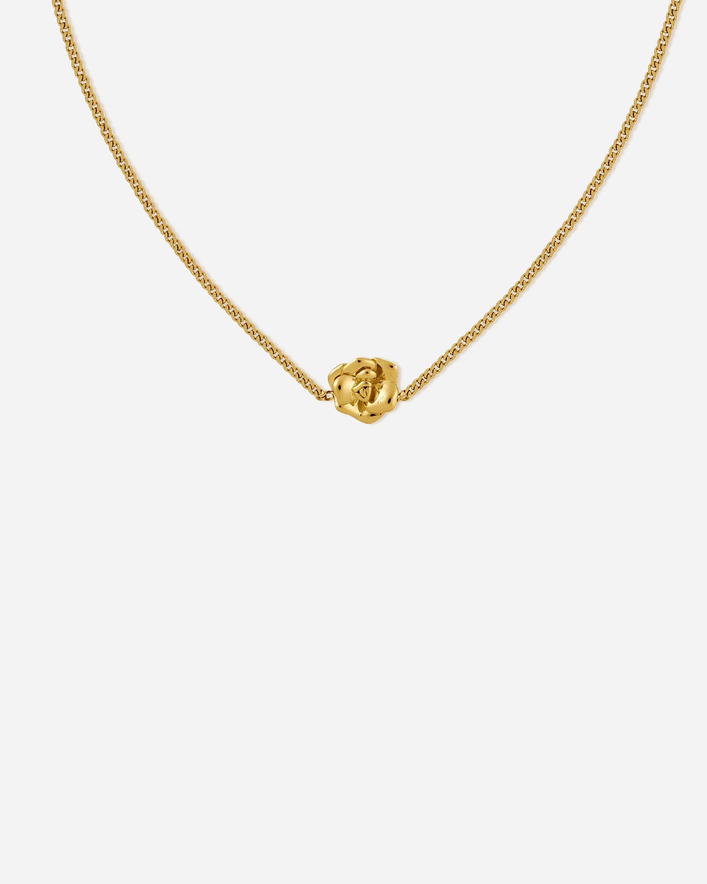 BRUNA The Label Necklace 18k Gold Vermeil Rose Choker