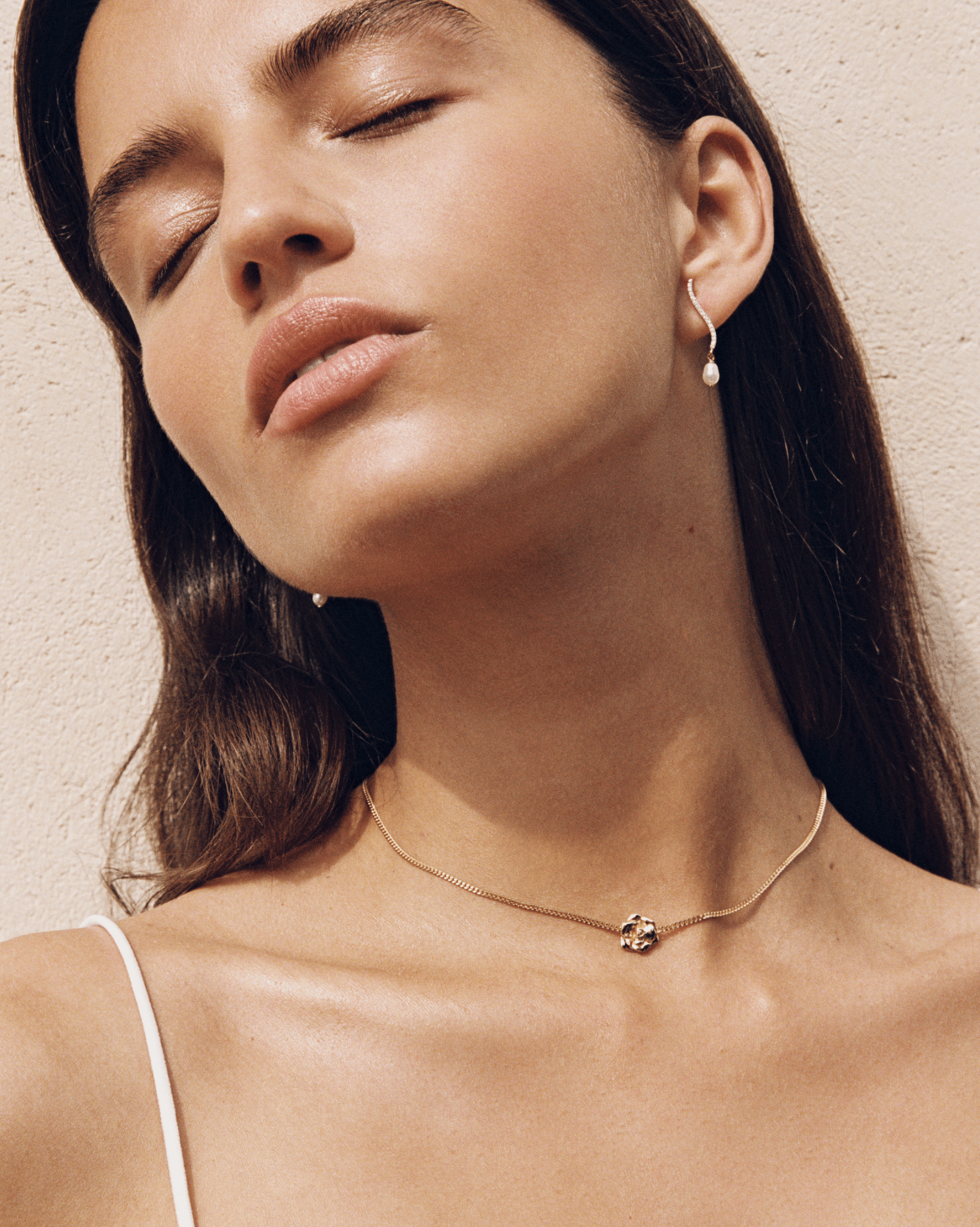 BRUNA The Label Necklace Rose Choker