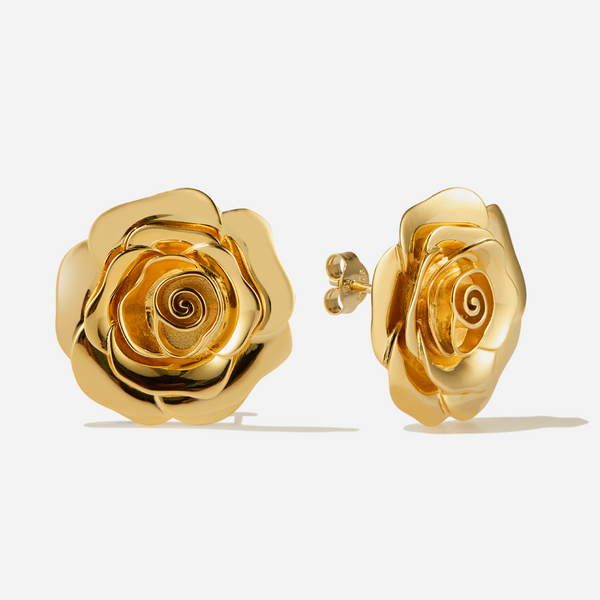 Rose Large Earrings BRUNA The Label