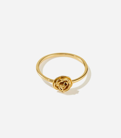 BRUNA The Label Ring 18k Gold Vermeil / 52 Rose Ring