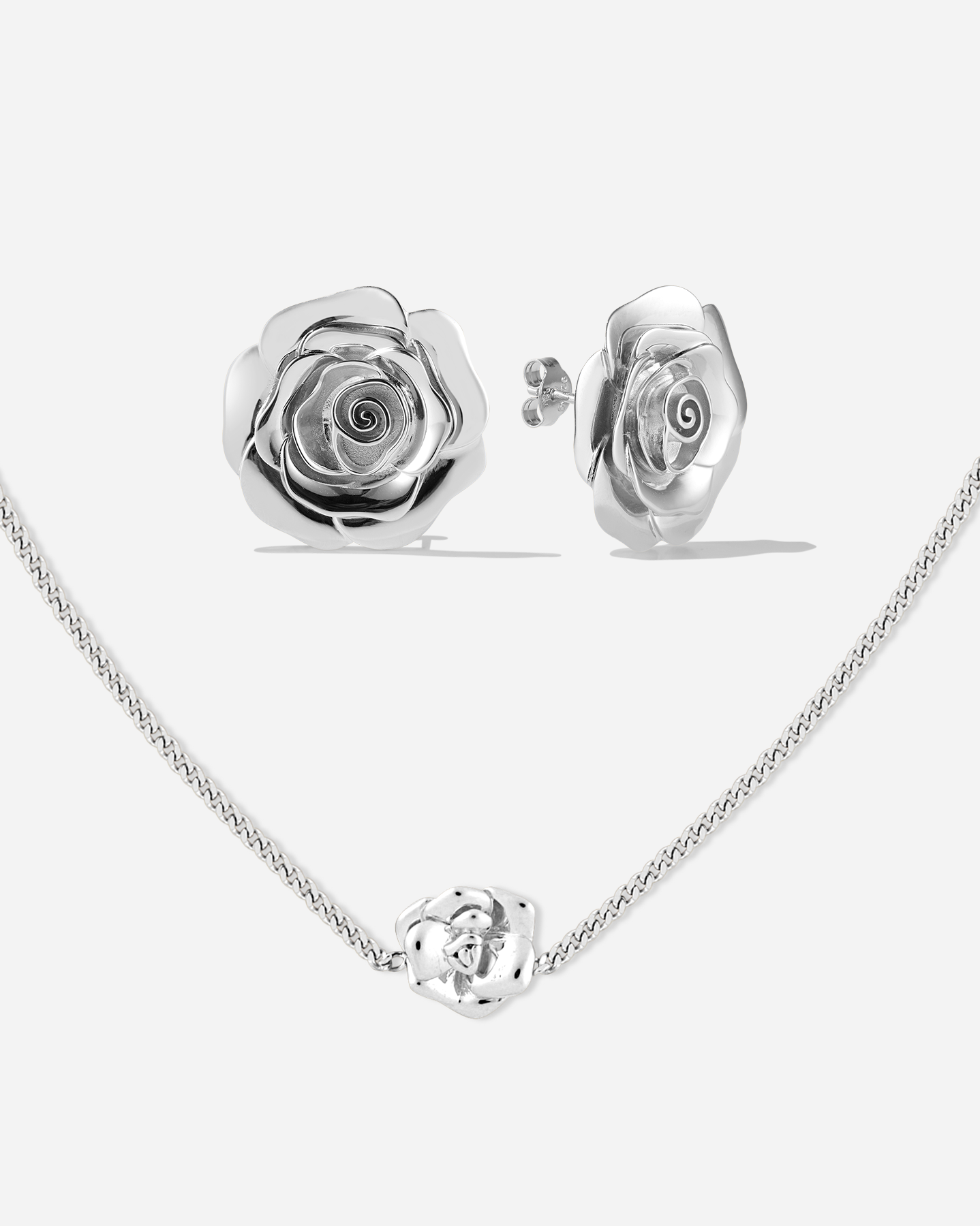 BRUNA The Label Sets 925 Sterling Silber Rose Set