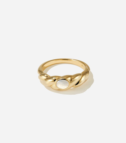 BRUNA The Label Ring 18k Gold Vermeil / 52 / Perlen Roussillon Pearl Ring