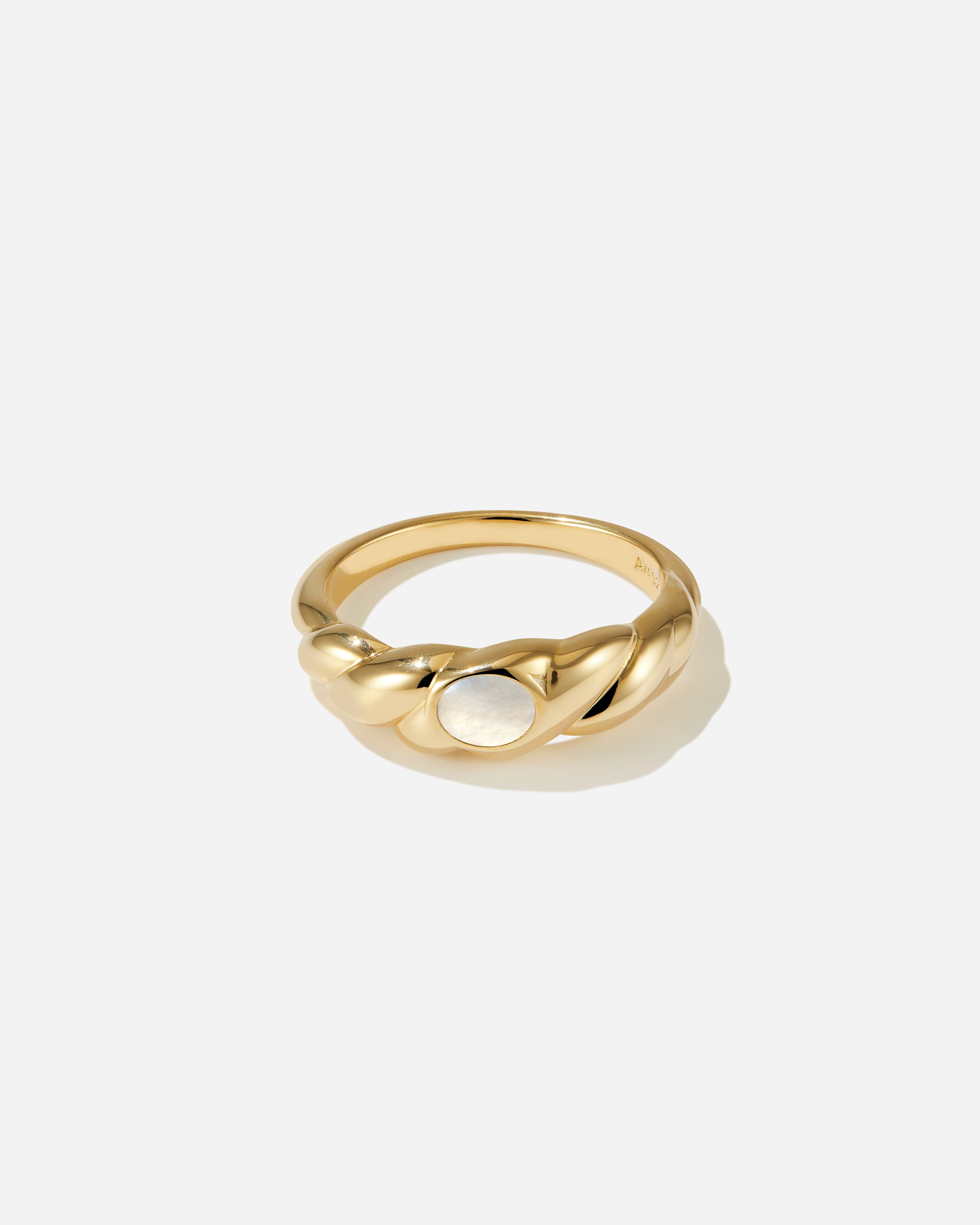 BRUNA The Label Ring 18k Gold Vermeil / 52 / Perlen Roussillon Pearl Ring