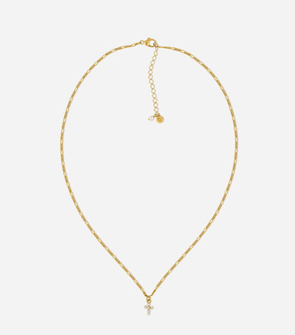 BRUNA The Label Necklace 18k Gold Vermeil / Perlen Saint-Savin Necklace