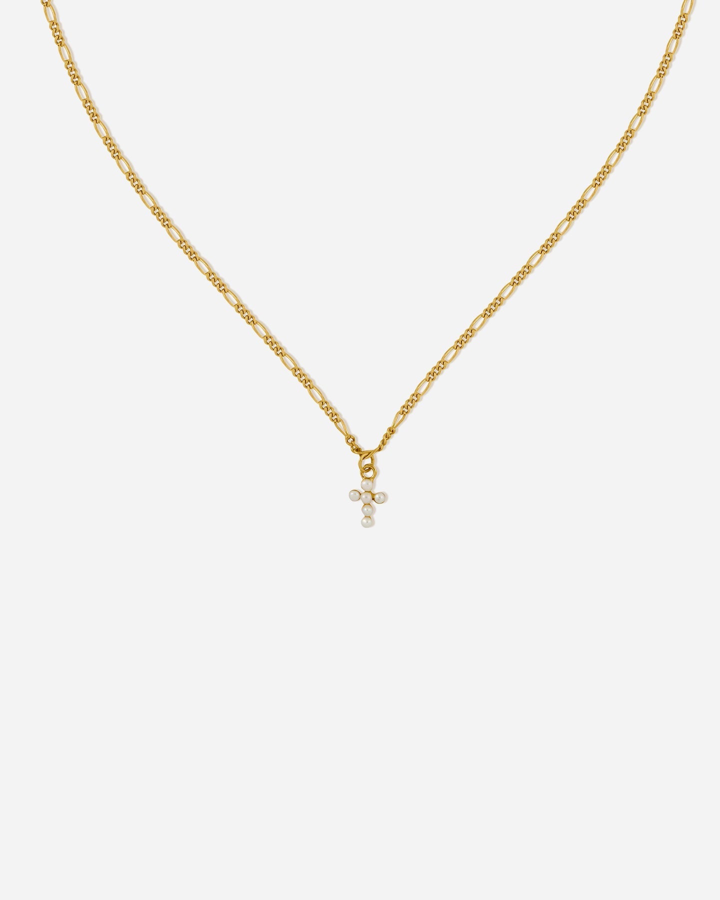 BRUNA The Label Necklace 18k Gold Vermeil / Perlen Saint-Savin Necklace