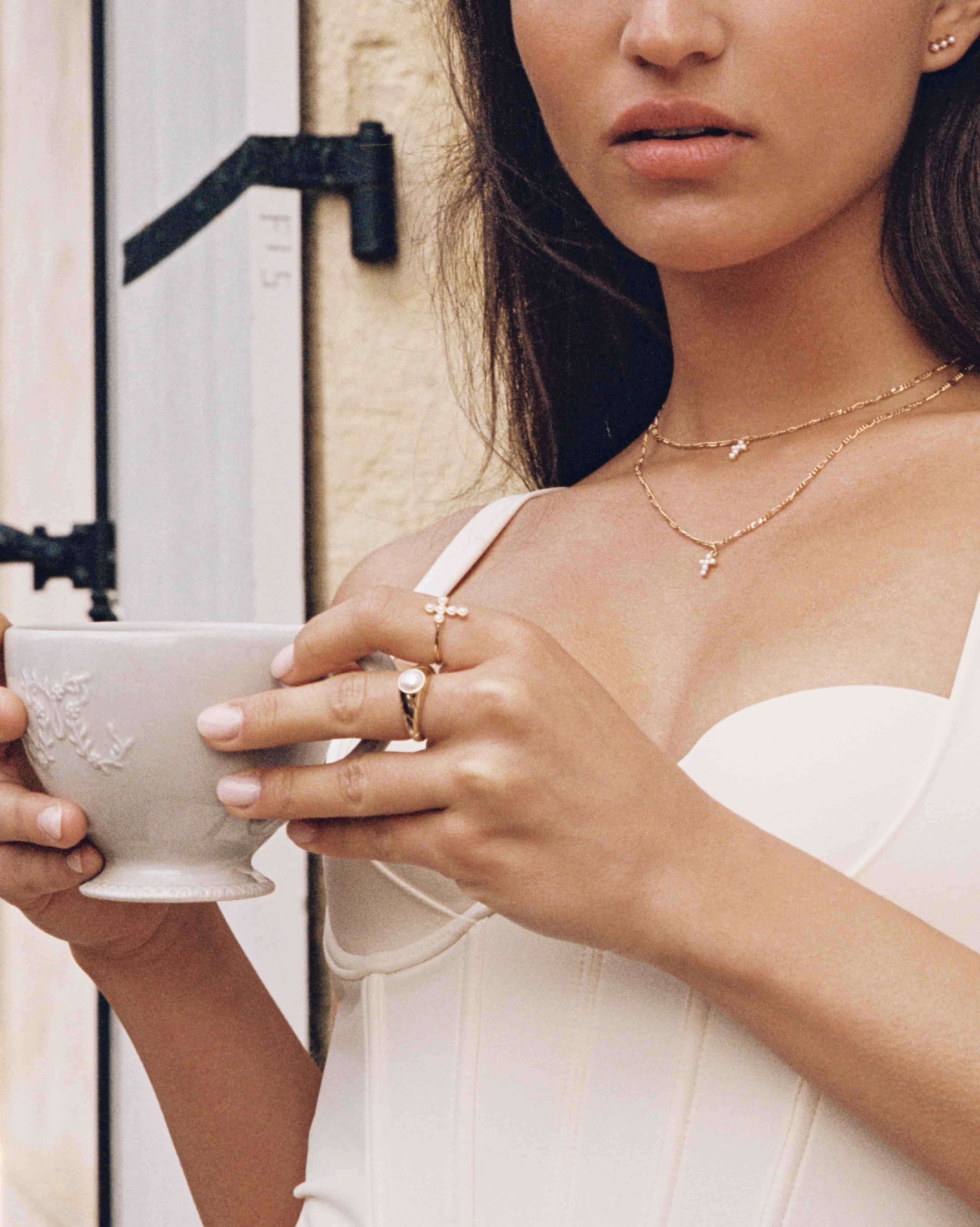 BRUNA The Label Ring Saint-Savin Pearl Ring