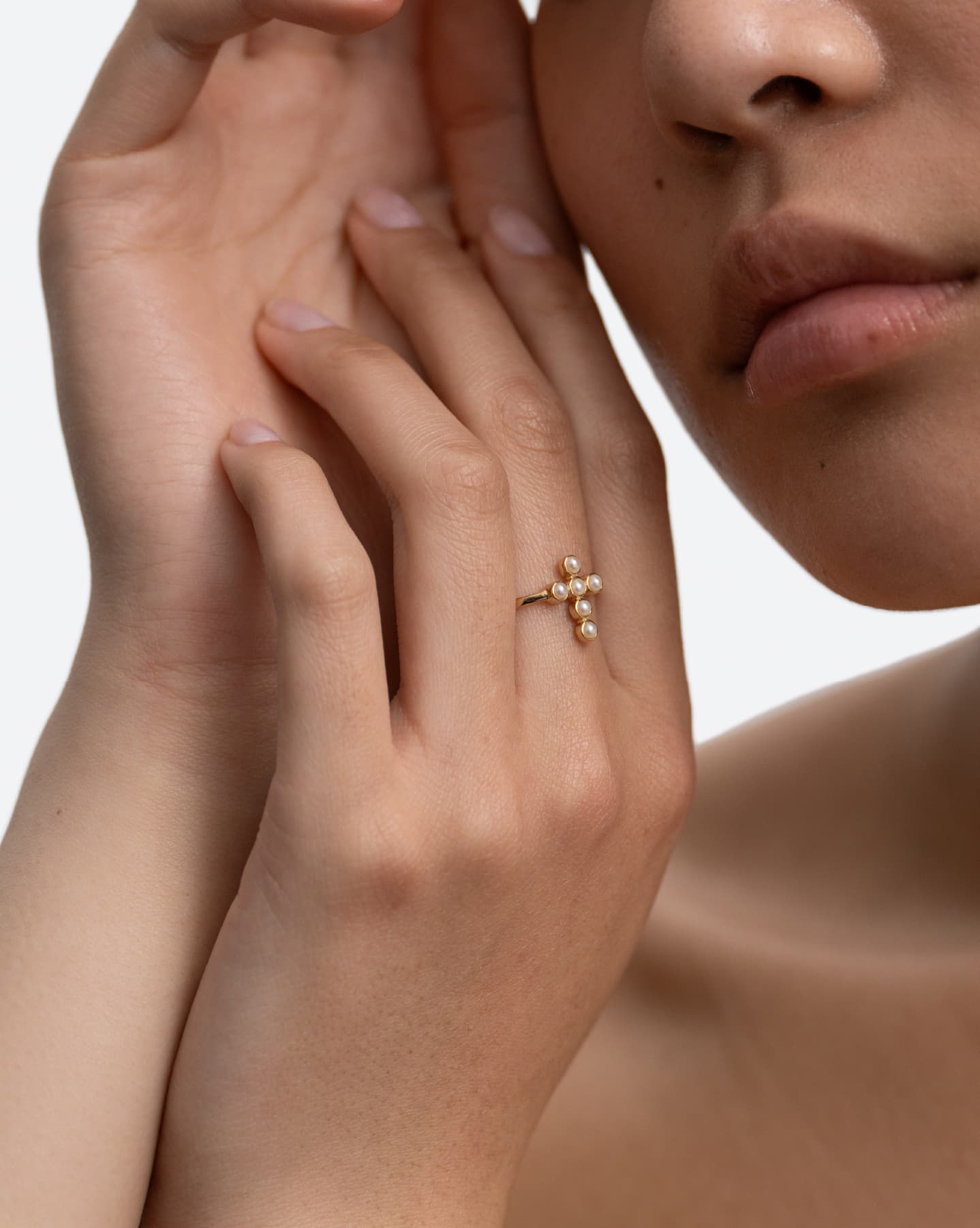 BRUNA The Label Ring Saint-Savin Pearl Ring