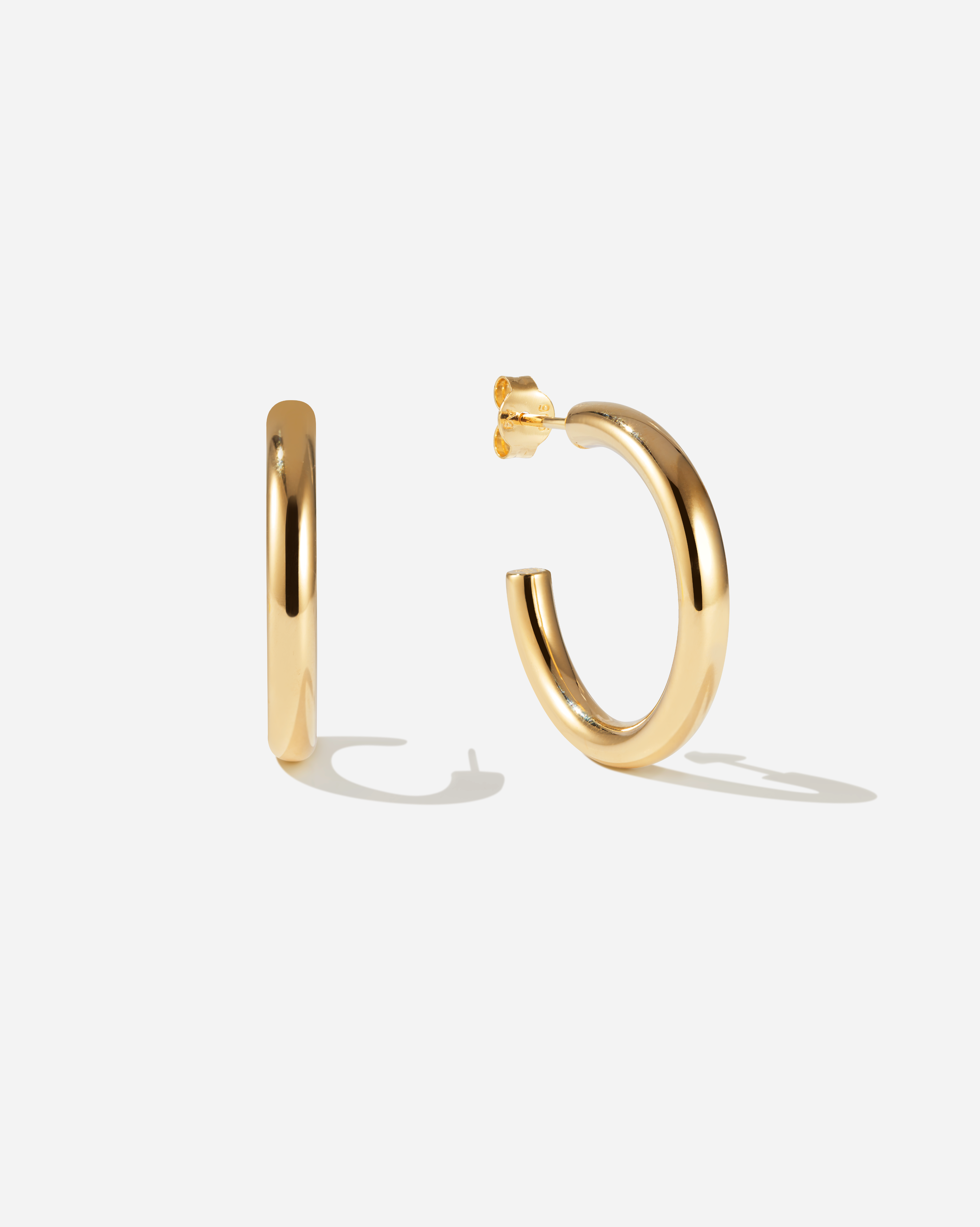 BRUNA The Label Earrings 14k Massivgold Saint-Tropez 14k Gold Hoops