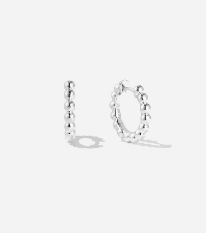 BRUNA The Label Earrings 925 Sterling Silber / No Gems Samos Large Hoops