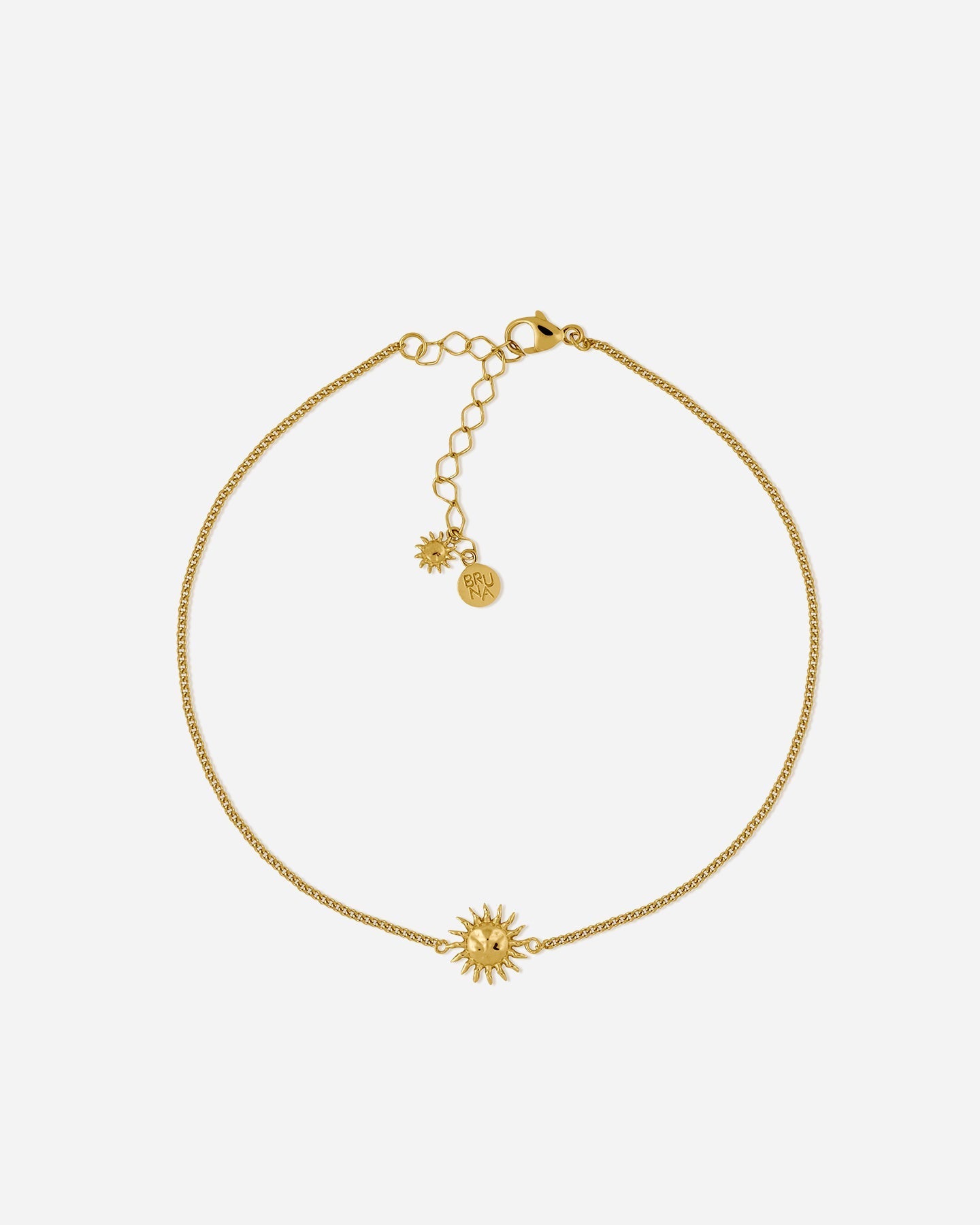 BRUNA The Label Anklet 18k Gold Vermeil Soleil Anklet