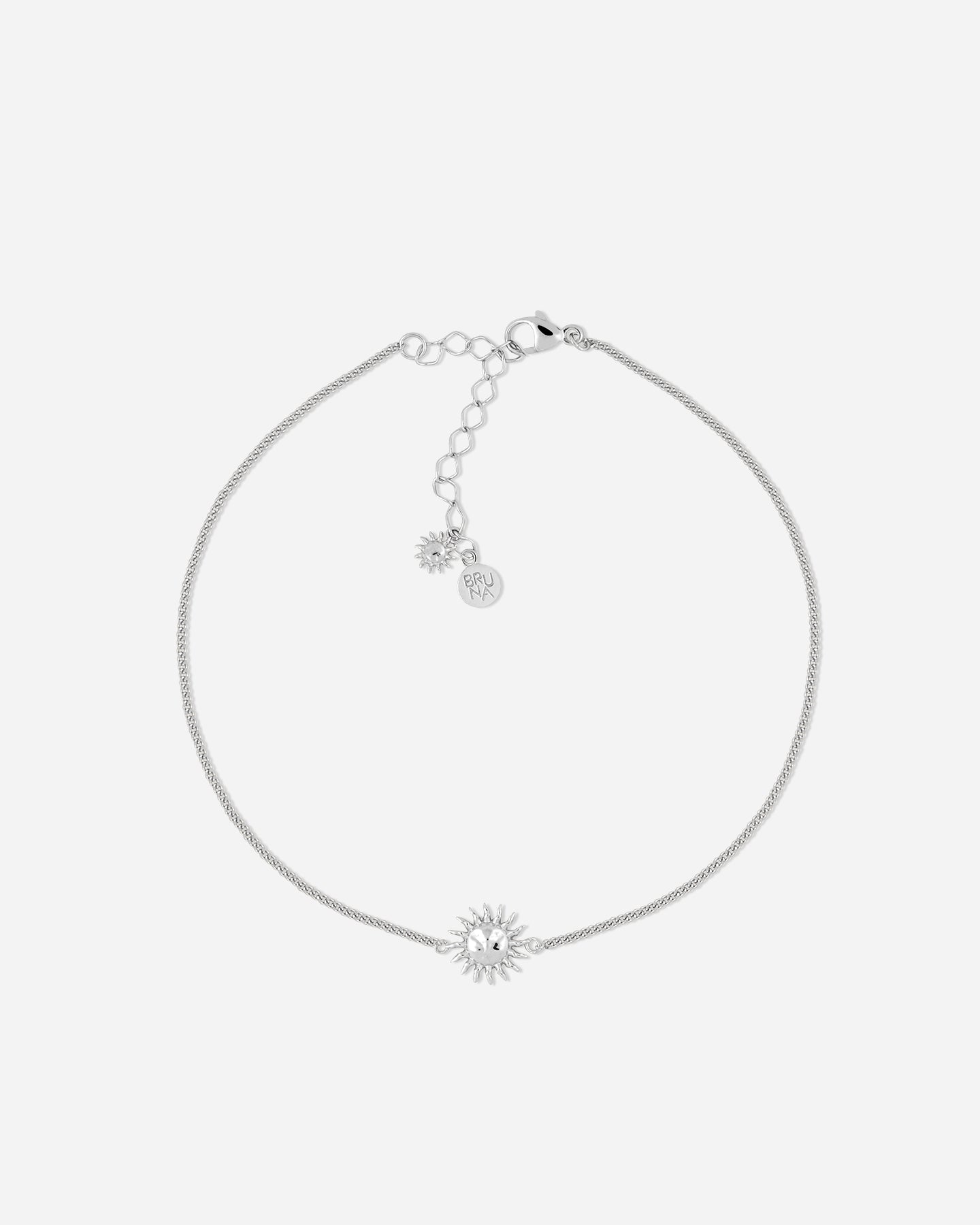 BRUNA The Label Anklet 925 Sterling Silber Soleil Anklet